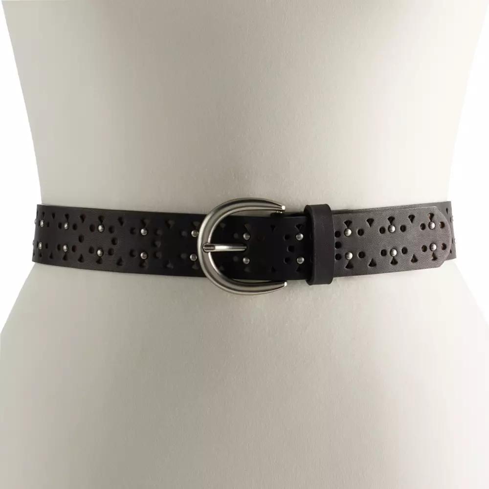 Women's Sonoma Goods For Life® Perforated & Studded Belt,  Product Image