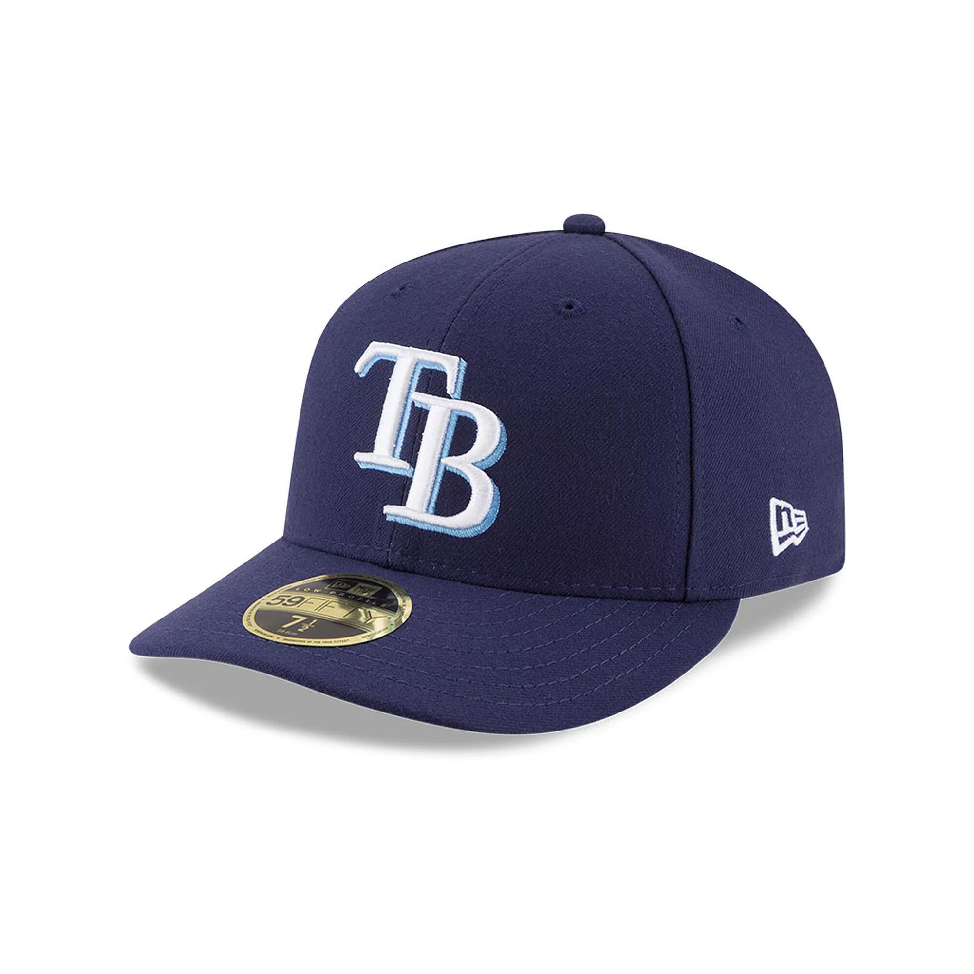 Men's New Era Navy Tampa Bay Rays Game Authentic Collection On-Field Low Profile 59FIFTY Fitted Hat,  Product Image