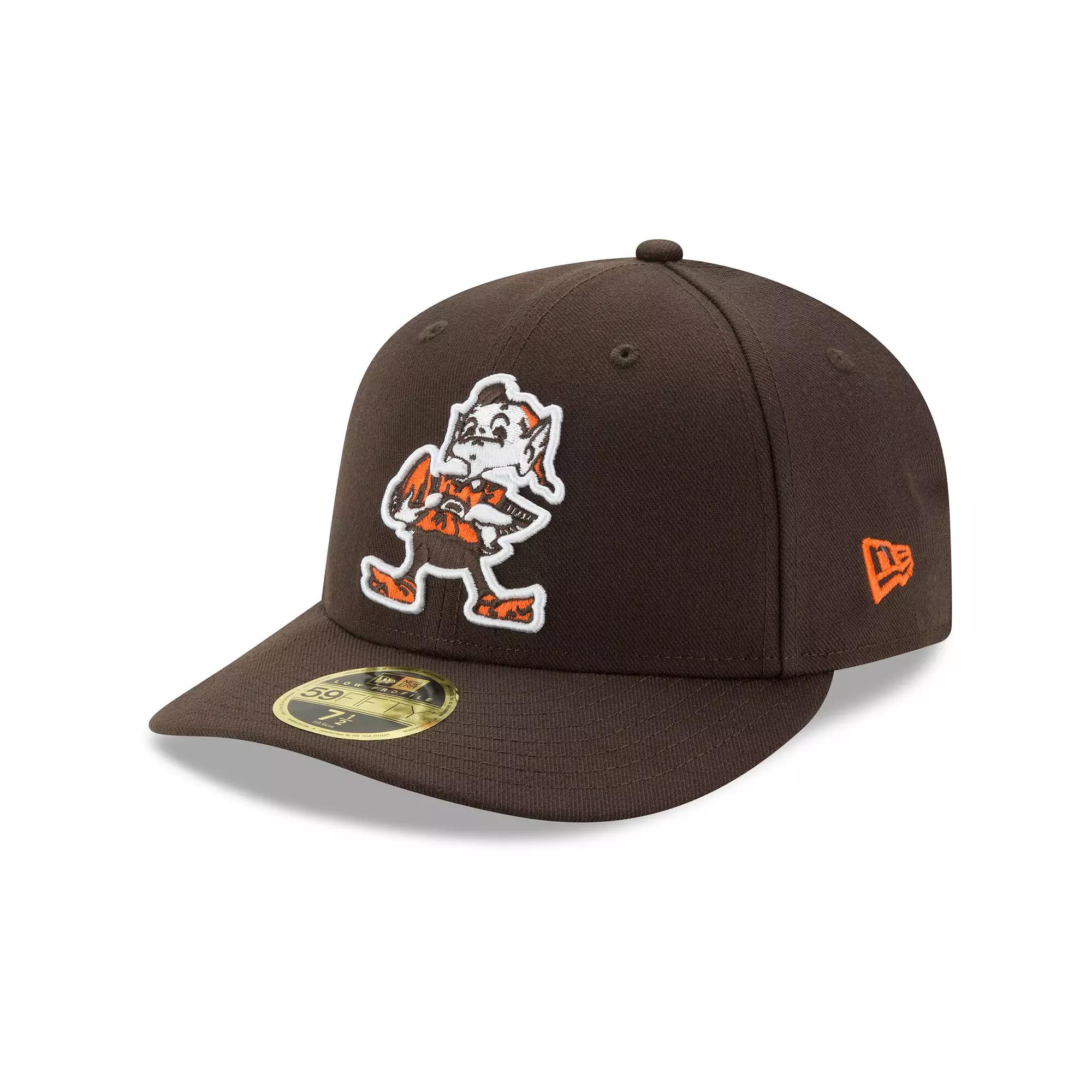 Mens New Era Cleveland s ie Omaha Throwback Low Profile 59FIFTY Fitted Hat Product Image