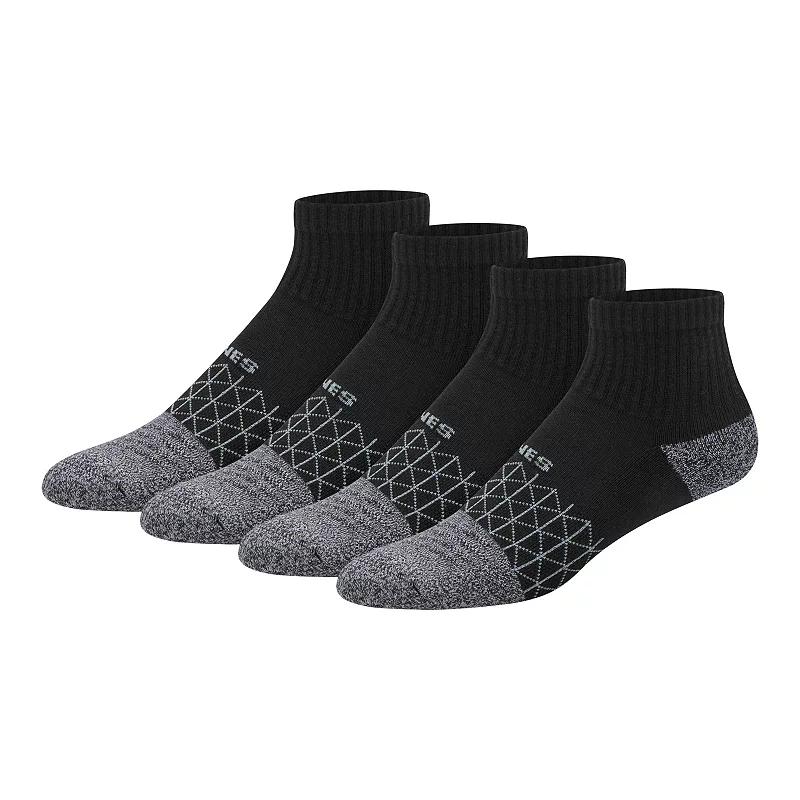 Men's Hanes® 3+1 Bonus Pack Ultimate Absolute Comfort Quarter Socks Ankle Socks,  Product Image
