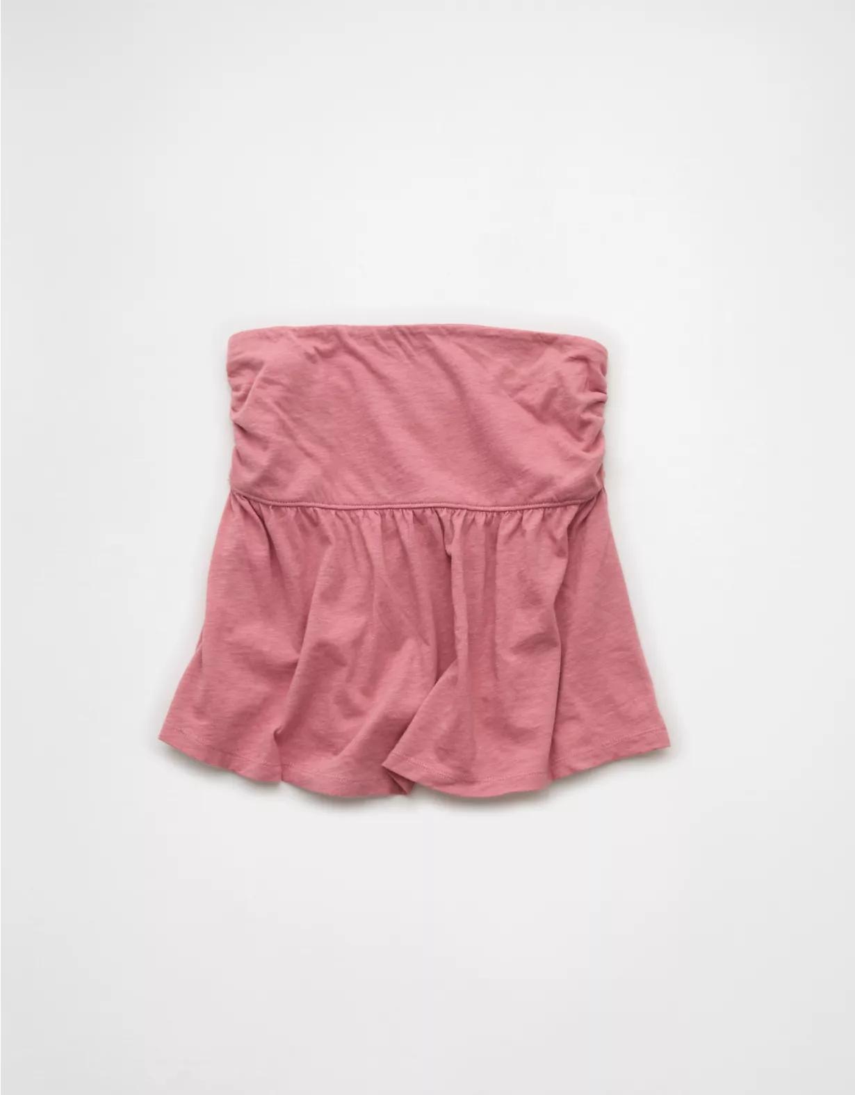 AE Sunchaser Knit Babydoll Tube Top Product Image