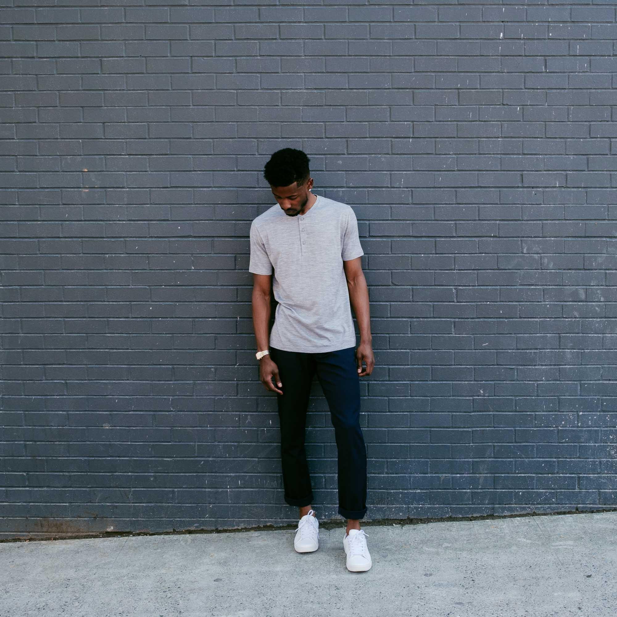 Signature Short Sleeve Henley Product Image