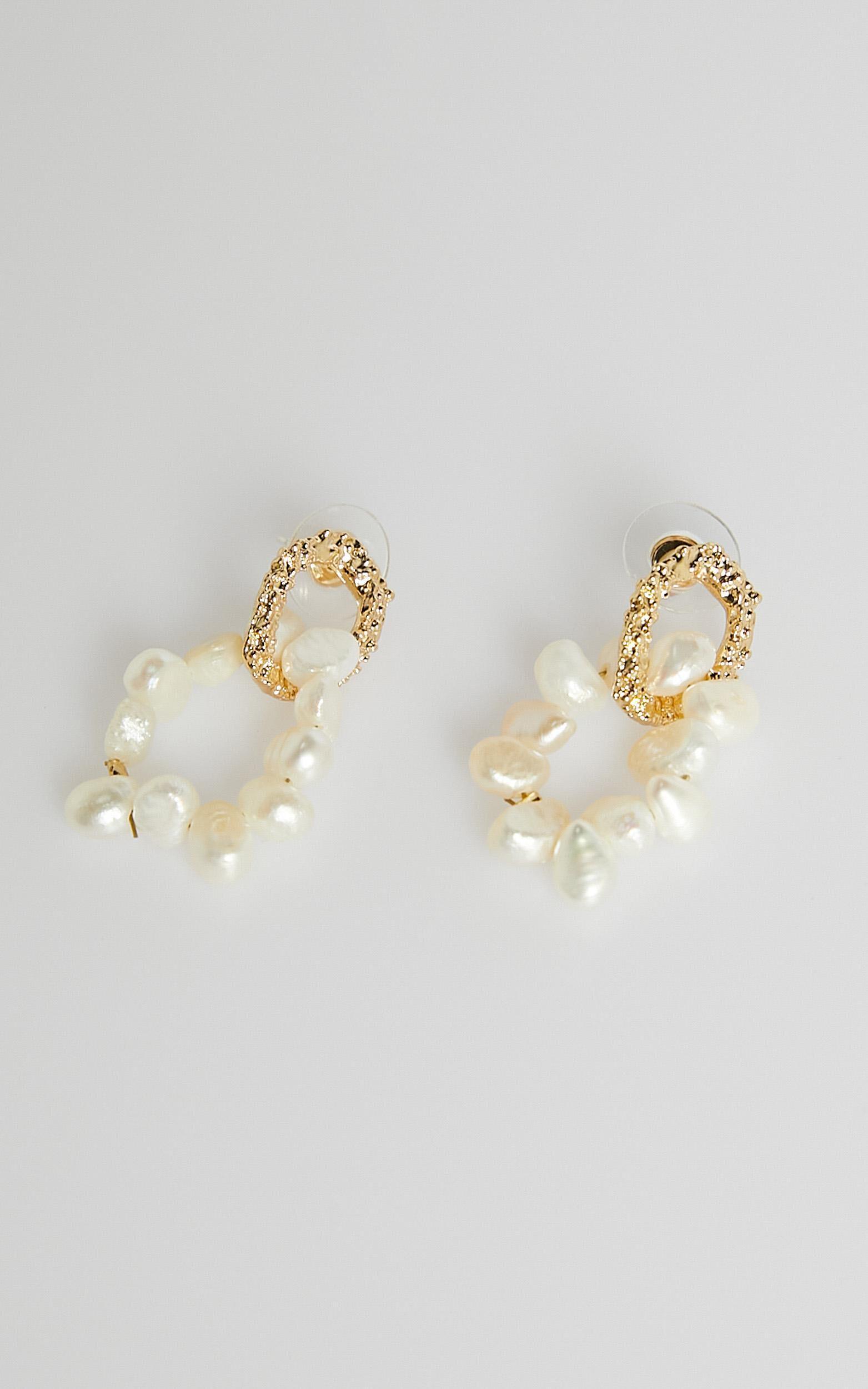More Than Words Earrings in Pearl Product Image