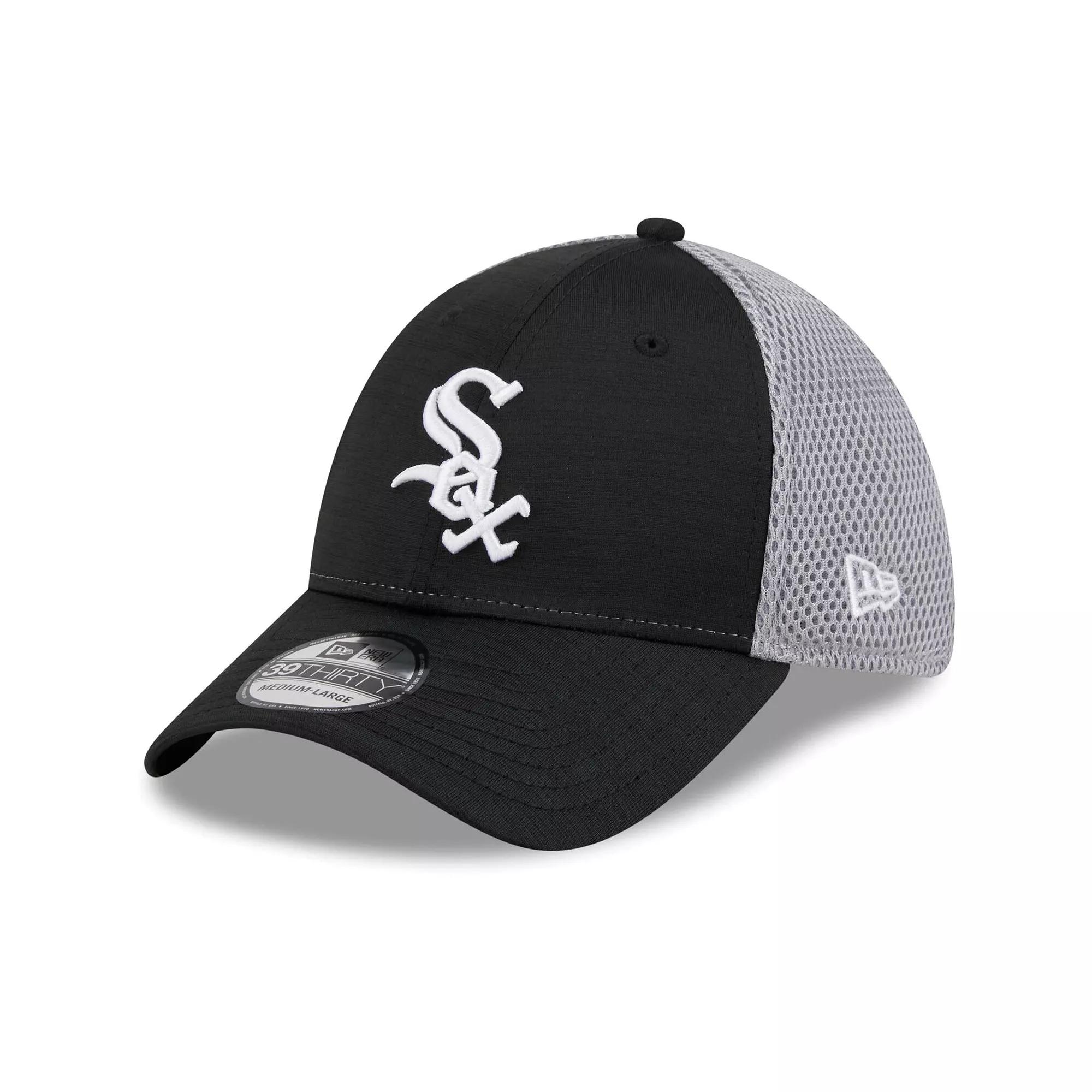 Men's New Era Black Chicago White Sox Neo 39THIRTY Flex Hat, Size: Large/XL Product Image