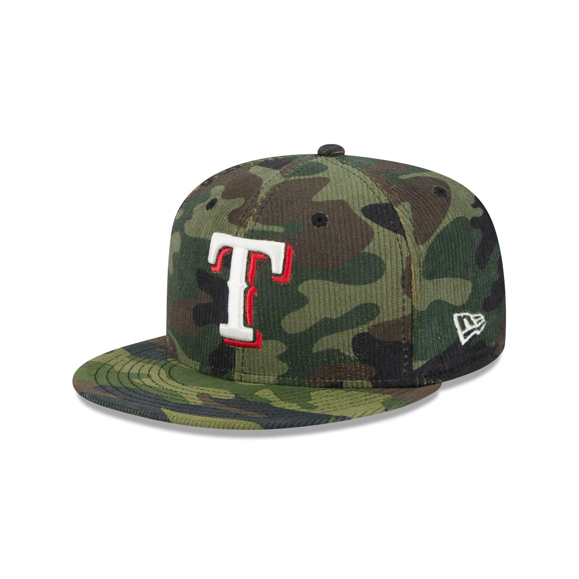 Texas Rangers Camo Cord 59FIFTY Fitted Hat Male Product Image