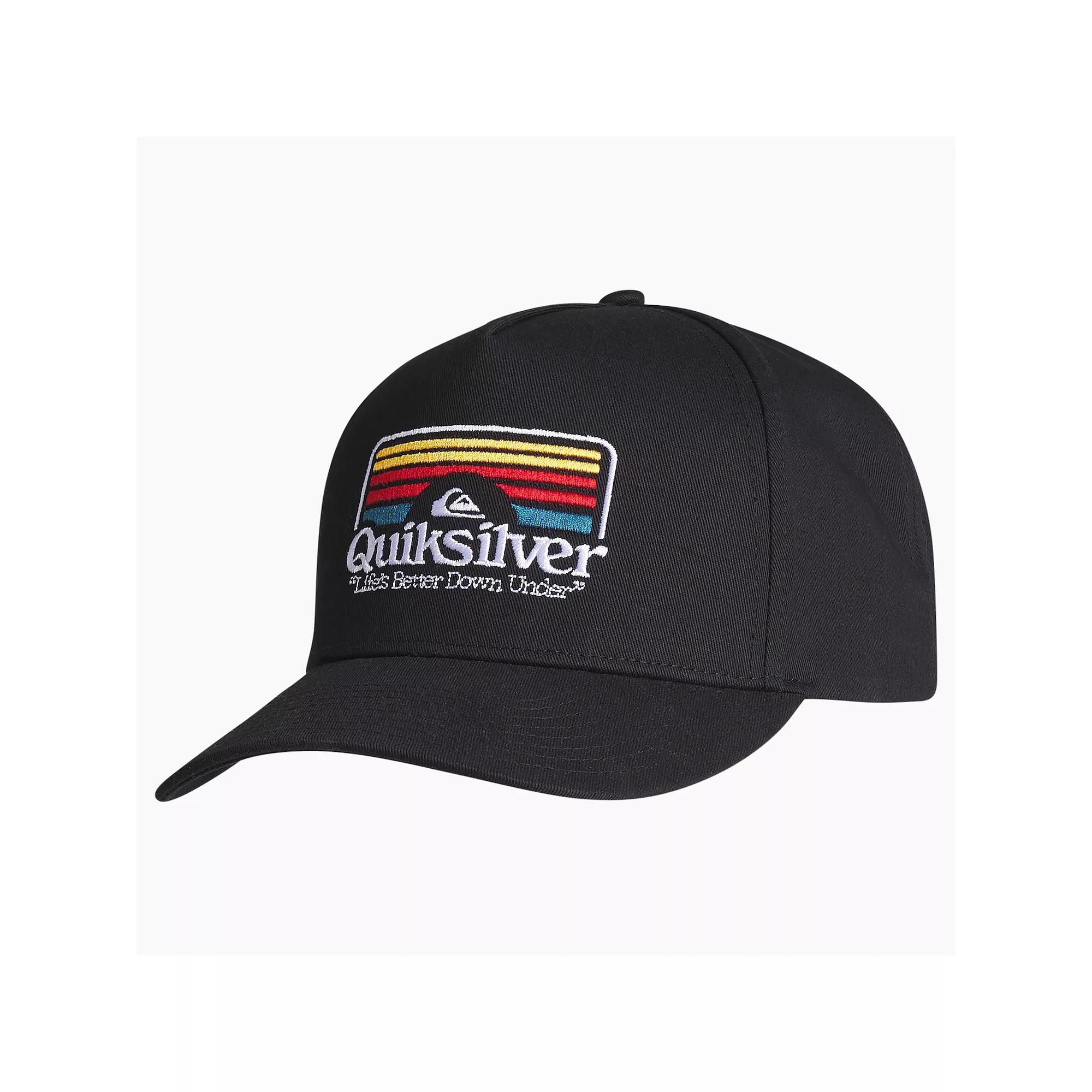 Men's Quiksilver Step Inside Snapback Hat, Black Product Image