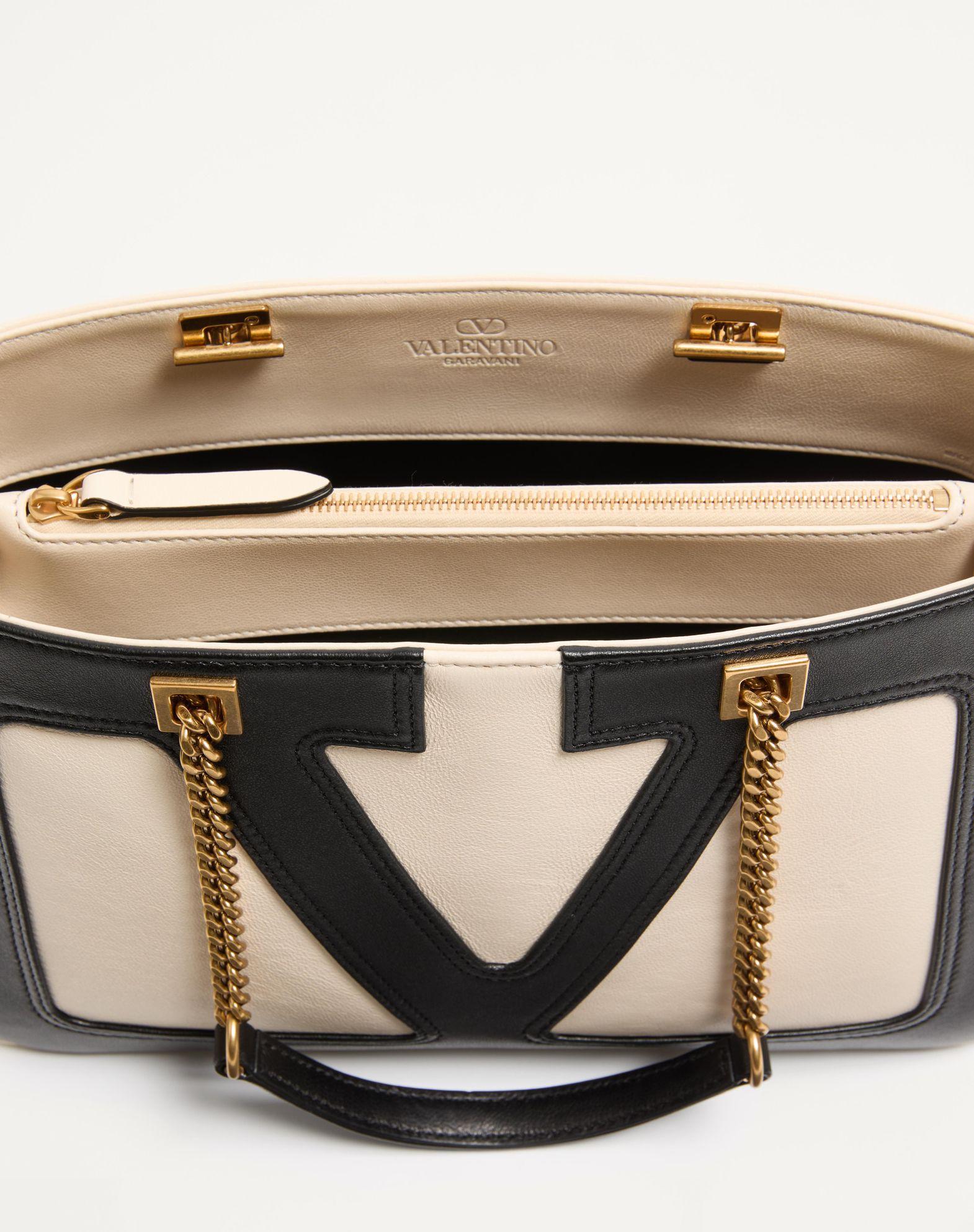 VALENTINO GARAVANI VIVA SUPERSTAR SMALL NAPPA LEATHER SHOPPING BAG Product Image