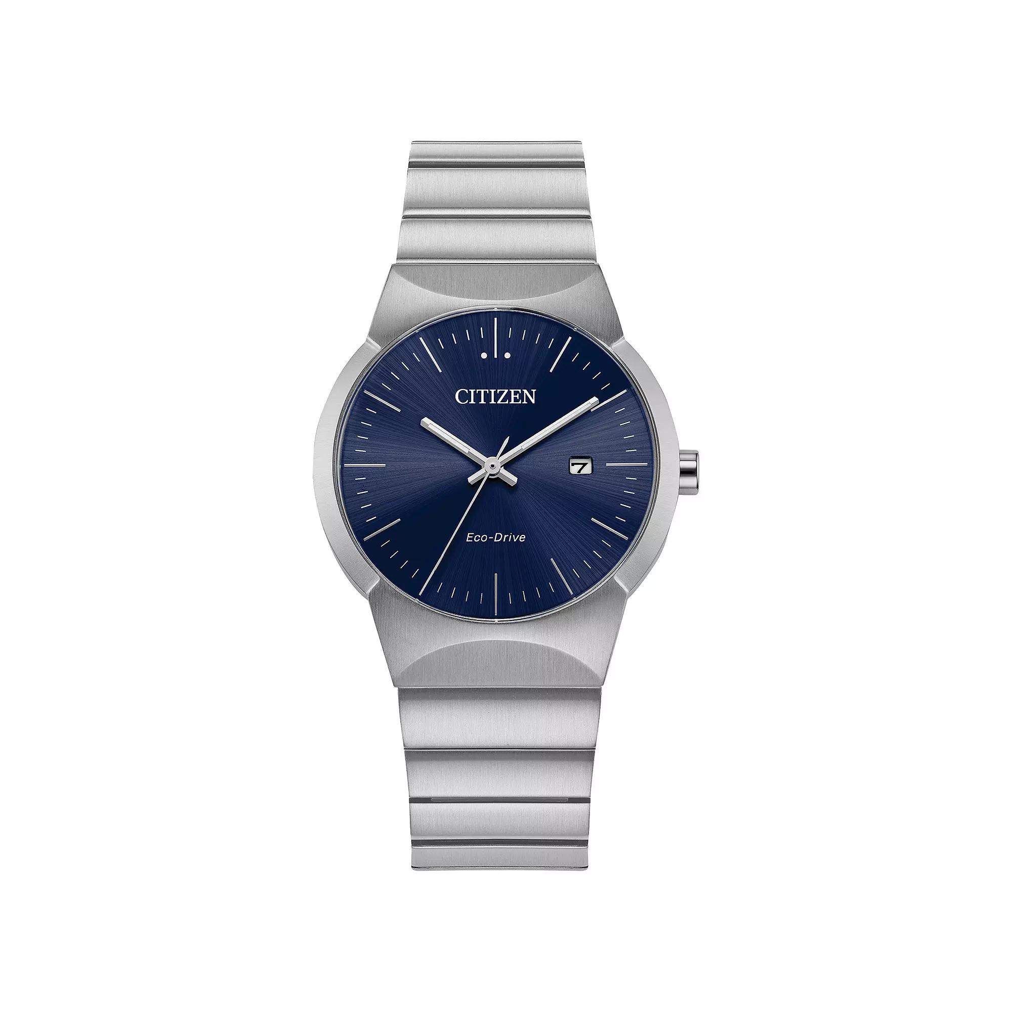 Citizen Womens Eco-Drive Modern Axiom Gold Tone Stainless Steel Black Dial Bracelet Watch Product Image