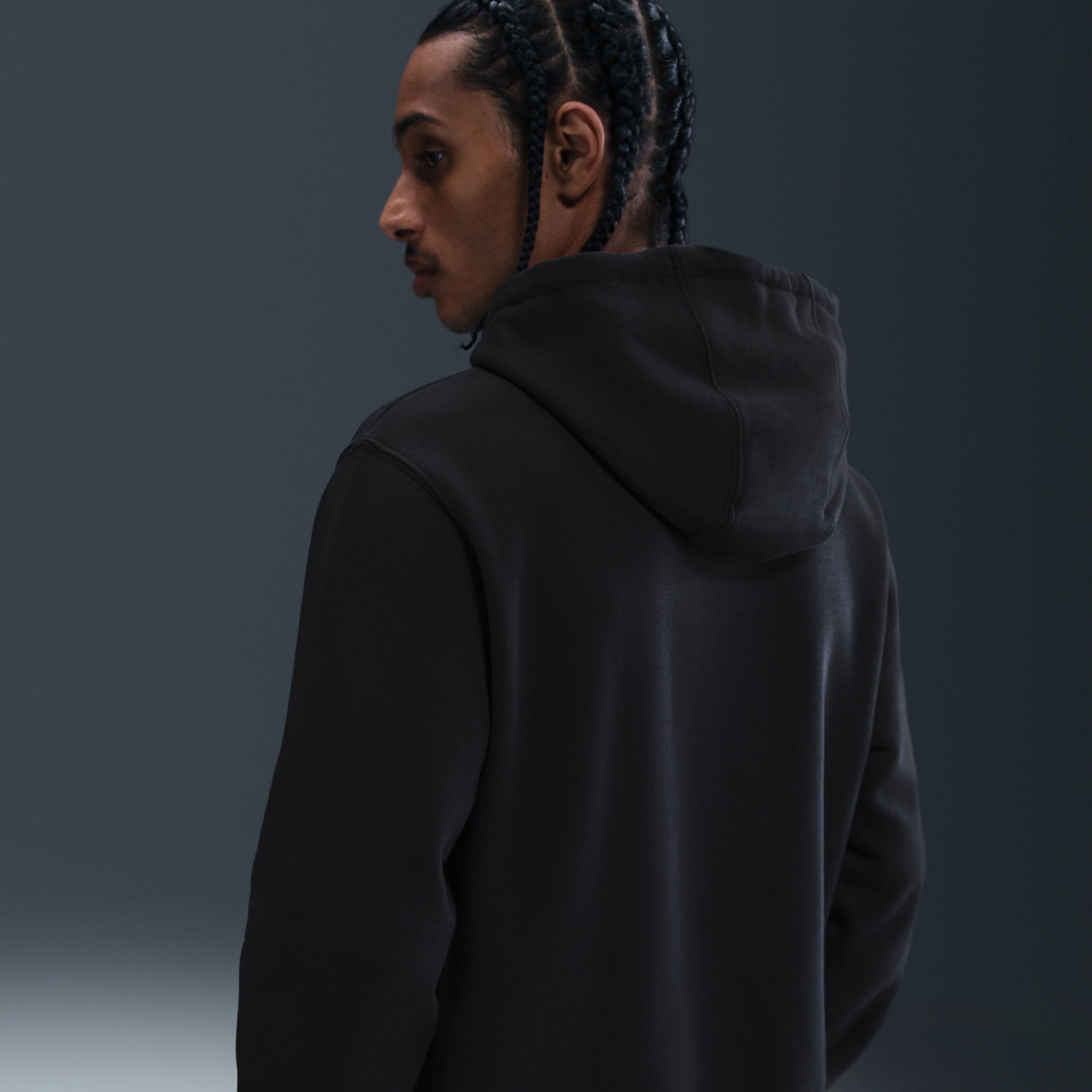 Nike Mens Club Pullover Fleece Hoodie | FN3859-010 Product Image