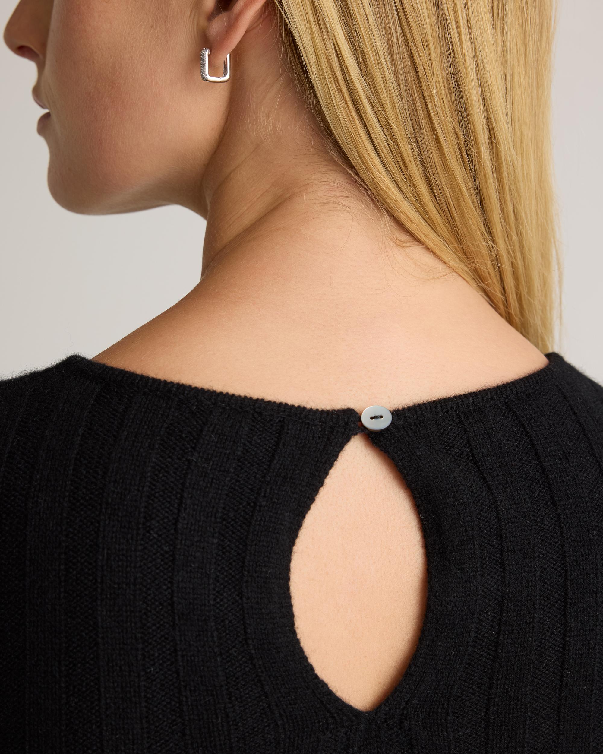 Quince | Women's Mongolian Cashmere Wide-Rib Midi Dress Size XL Product Image