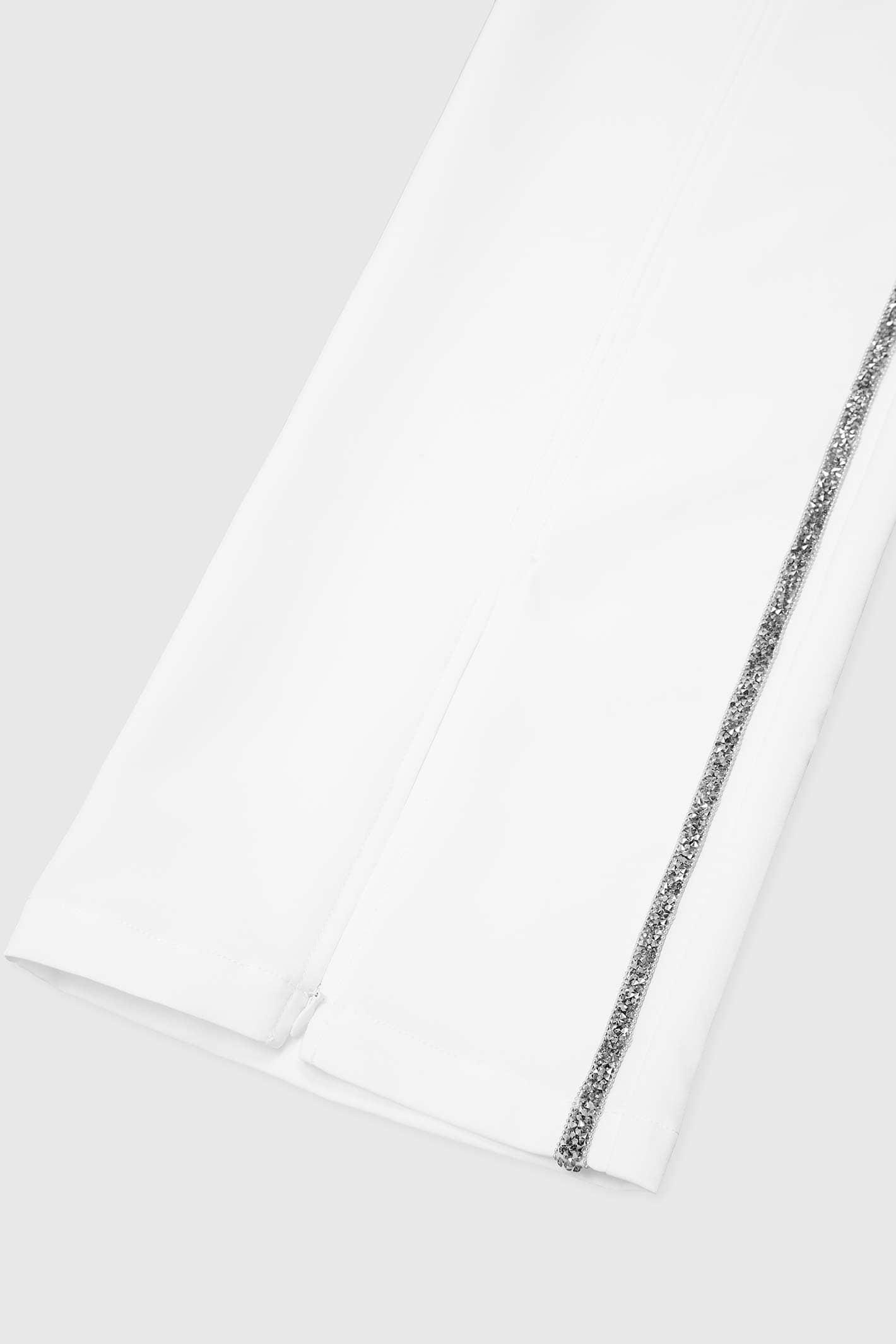 Embellished Trousers - White Female Product Image
