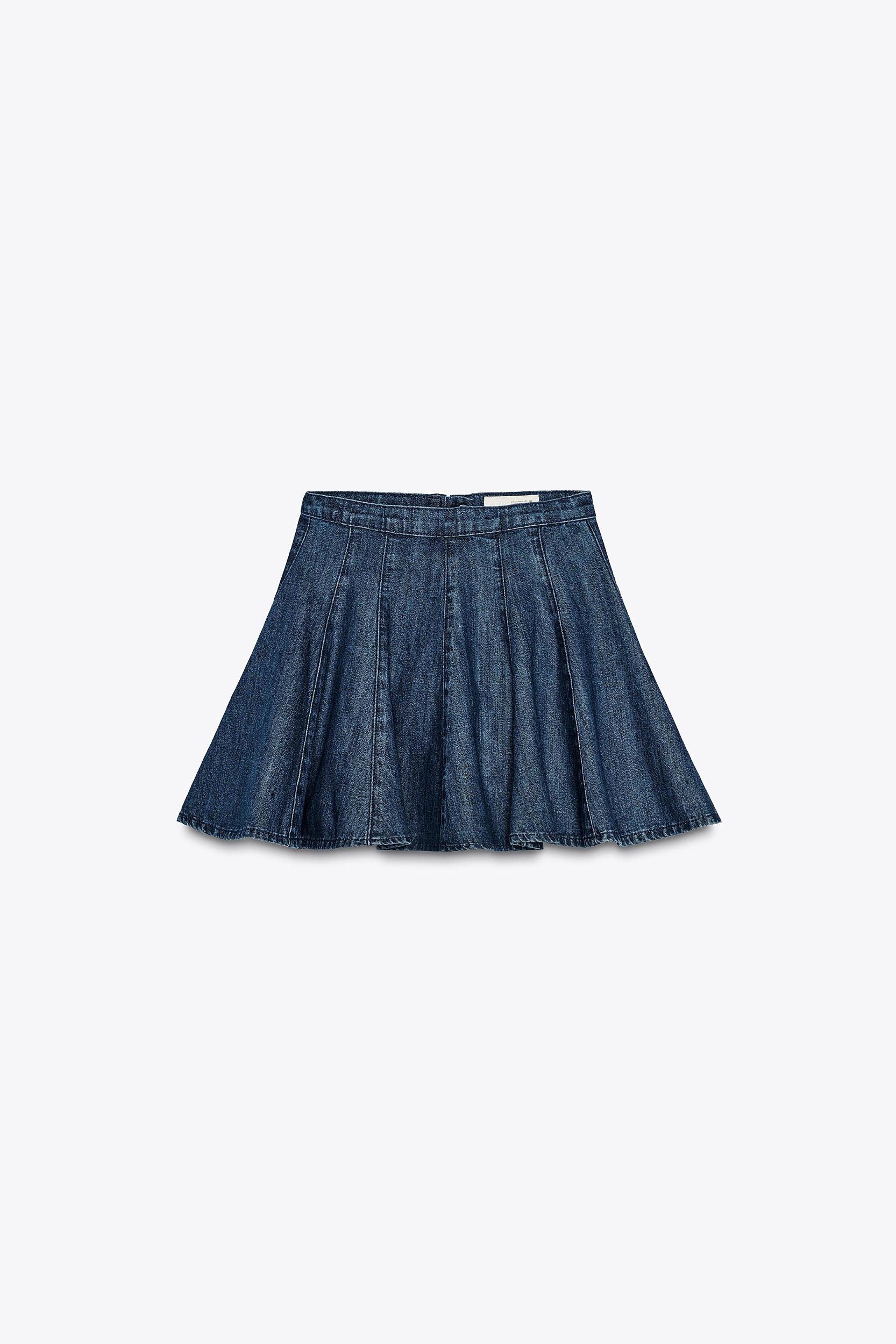 TRF DENIM MINI SKIRT Product Image