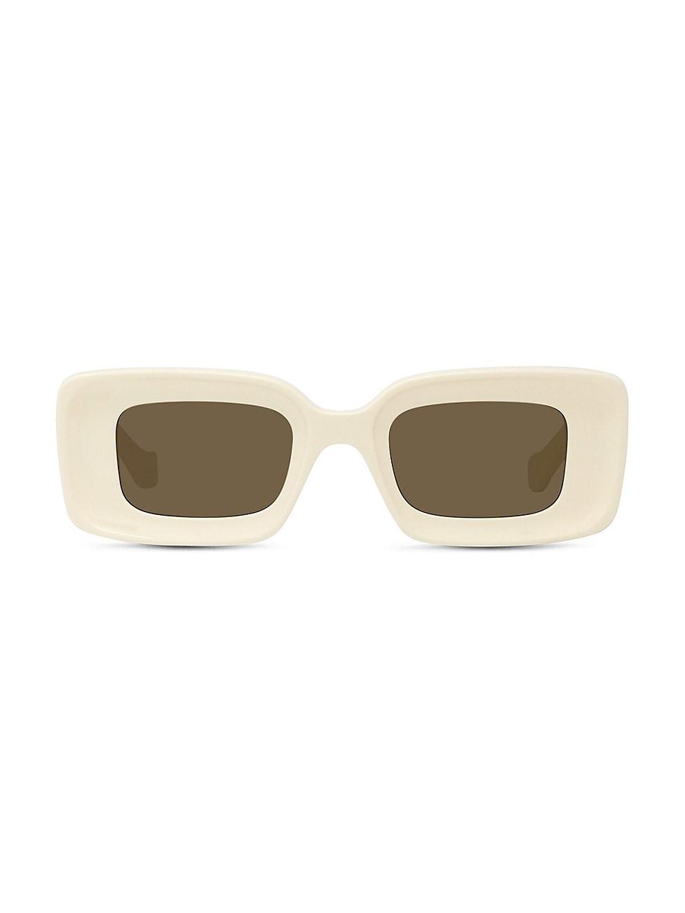 Womens Chunky Anagram Rectangle Sunglasses Product Image