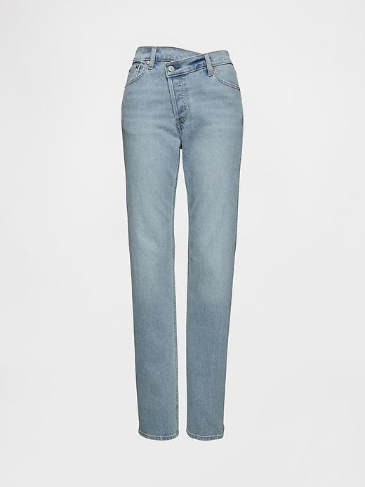 High Rise Studded &apos;90s Straight Jeans Product Image