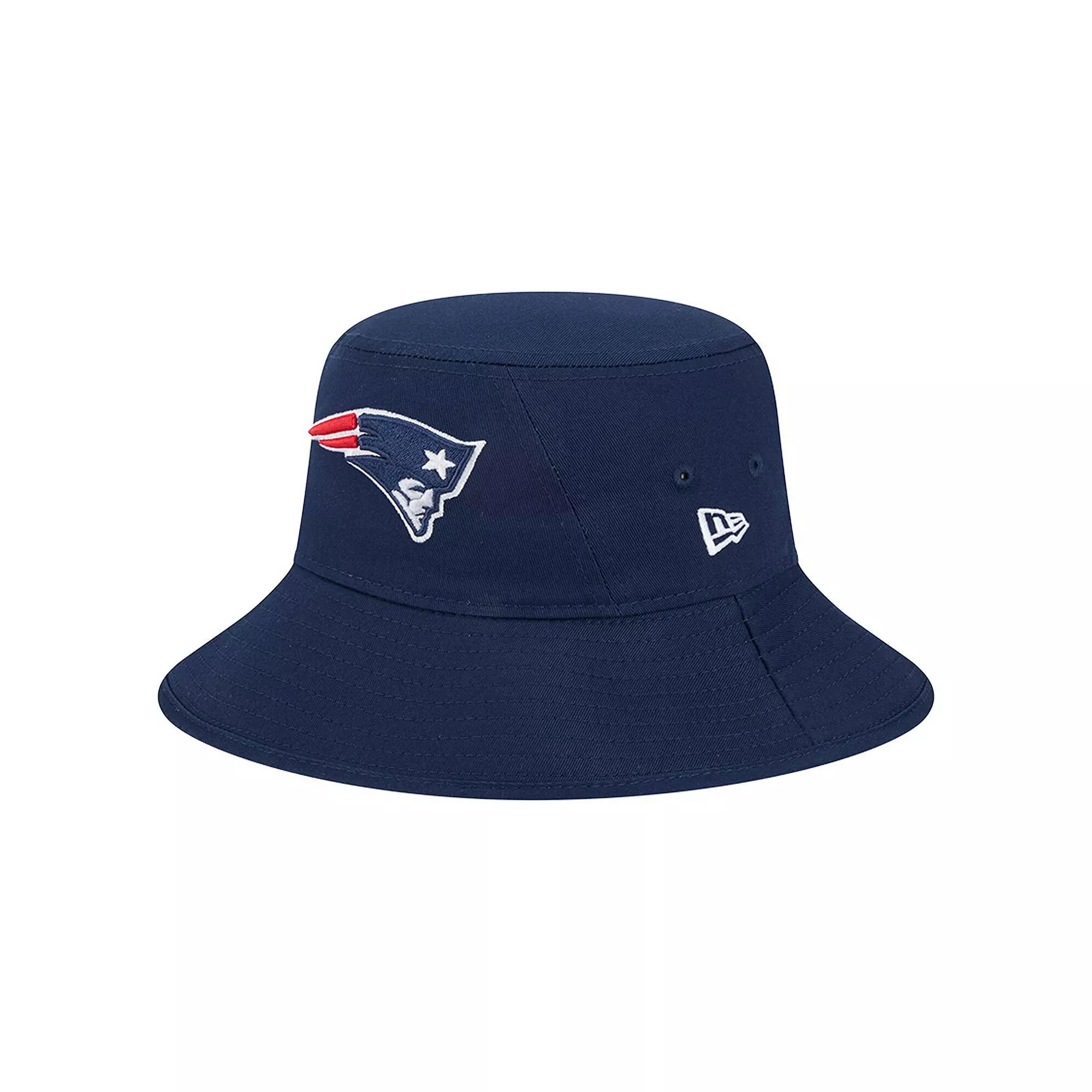 Men's New Era Navy New England Patriots Main Bucket Hat,  Product Image