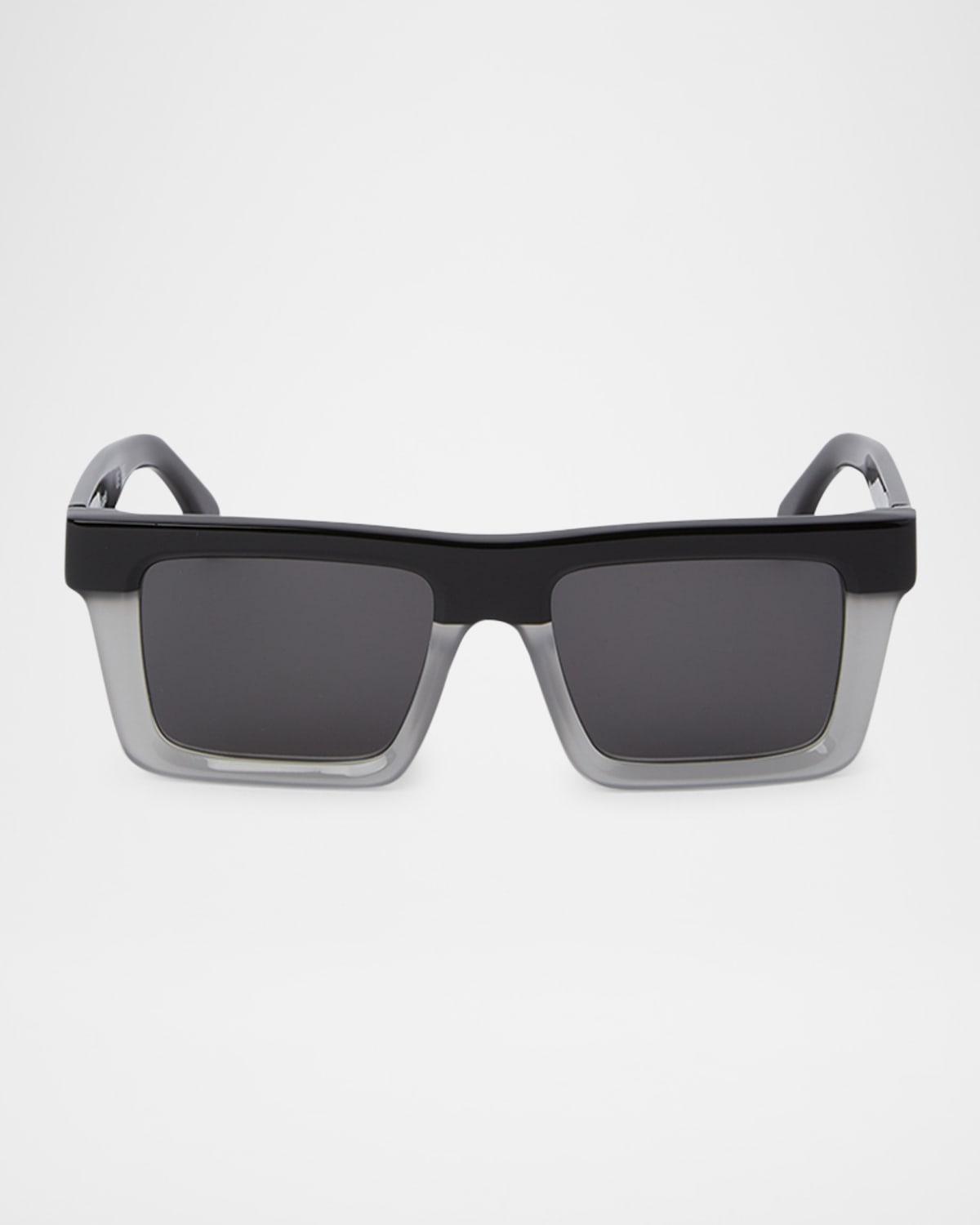 Mens Napa Acetate Rectangle Sunglasses Product Image