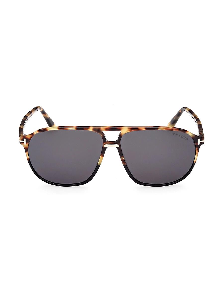 Mens 55MM Square Sunglasses Product Image
