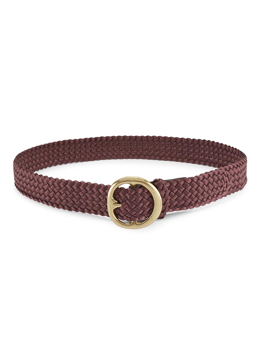 Womens Bae Nylon & Leather Belt Product Image