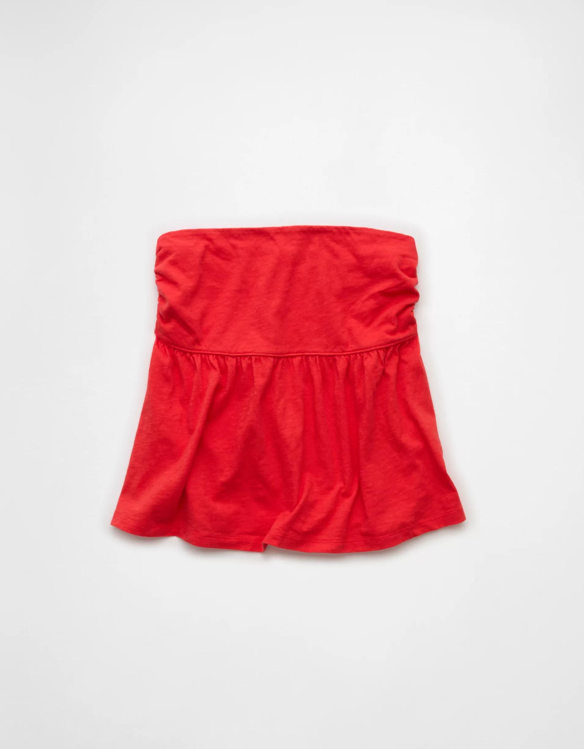 AE Sunchaser Knit Babydoll Tube Top Product Image