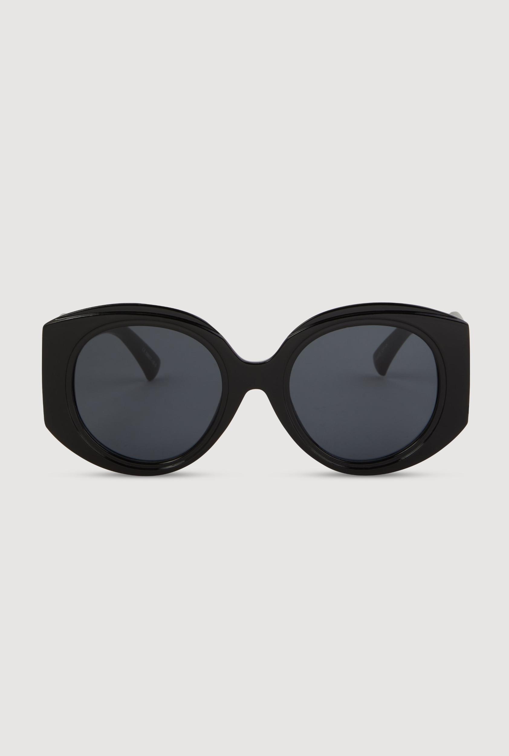 Retro Oversized Round Frame Sunglasses Unisex Product Image