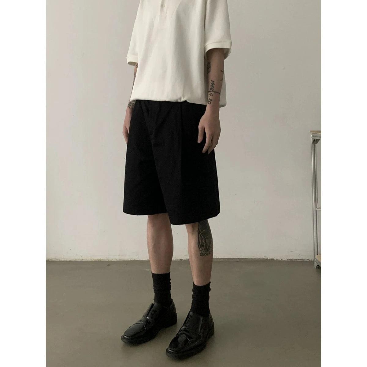 RT No. 18831 DOUBLE PLEATED CASUAL SHORTS Product Image