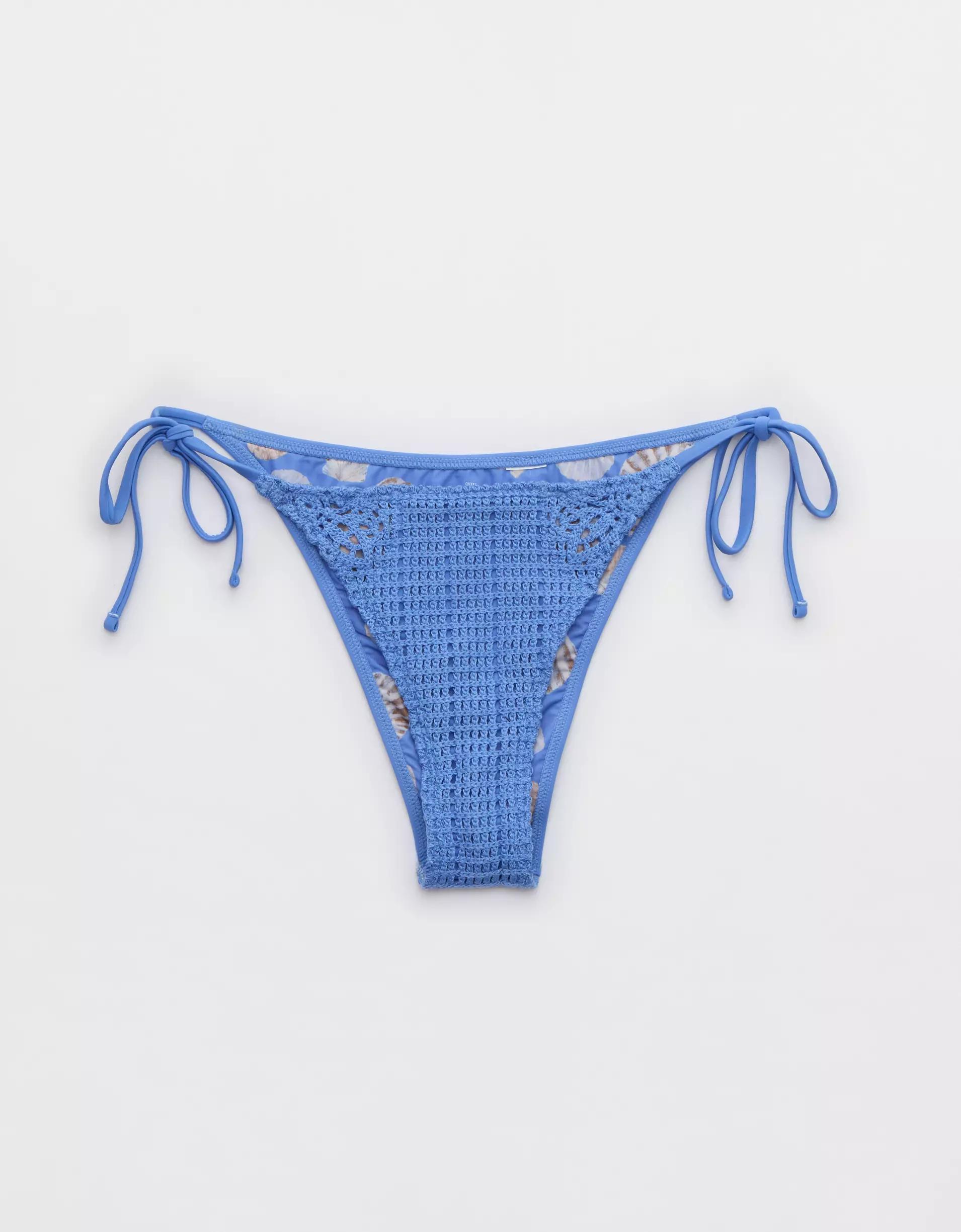 Aerie The Sunbun Crochet Bikini Bottom Product Image