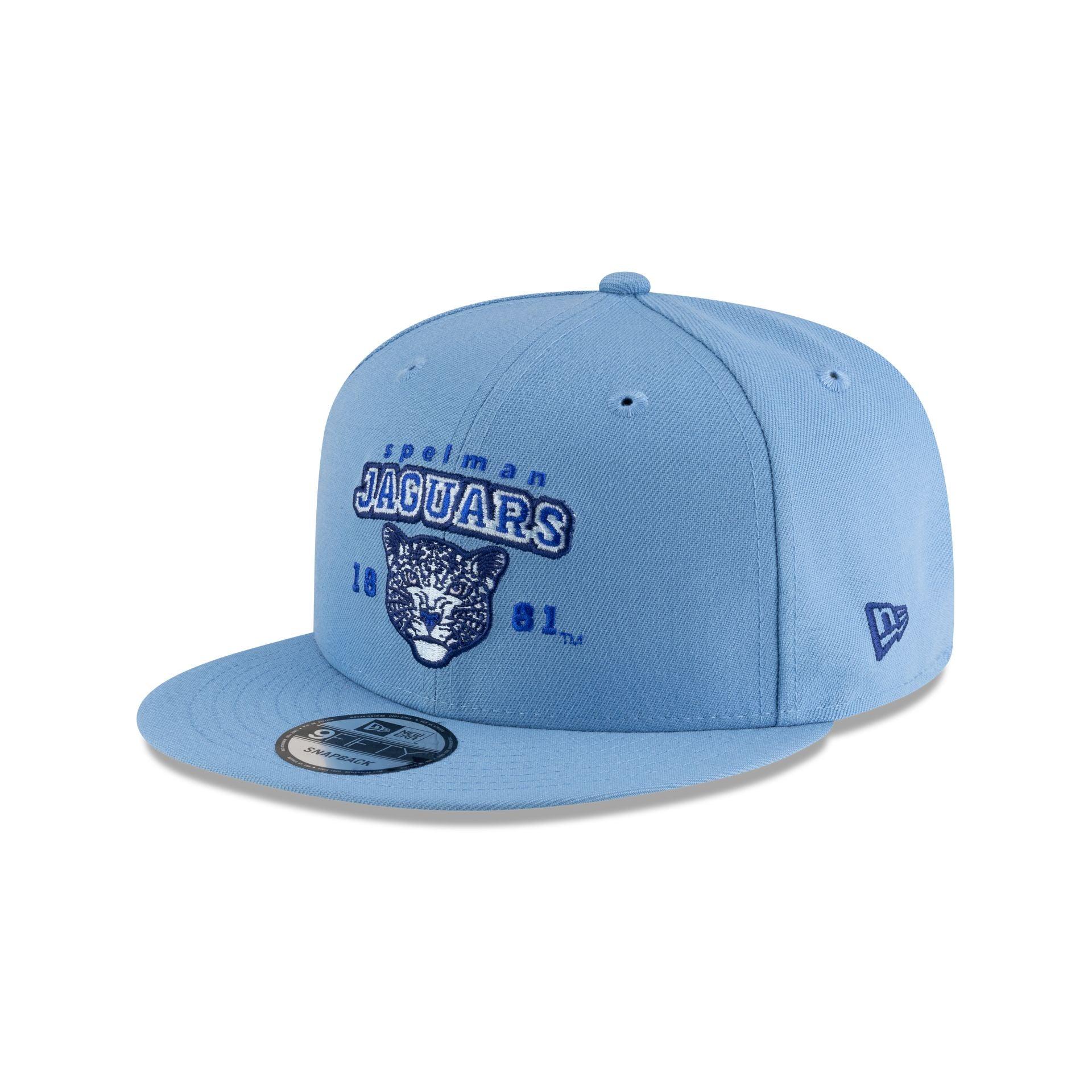 Spelman Jaguars Sky Blue 9FIFTY Snapback Hat Male Product Image