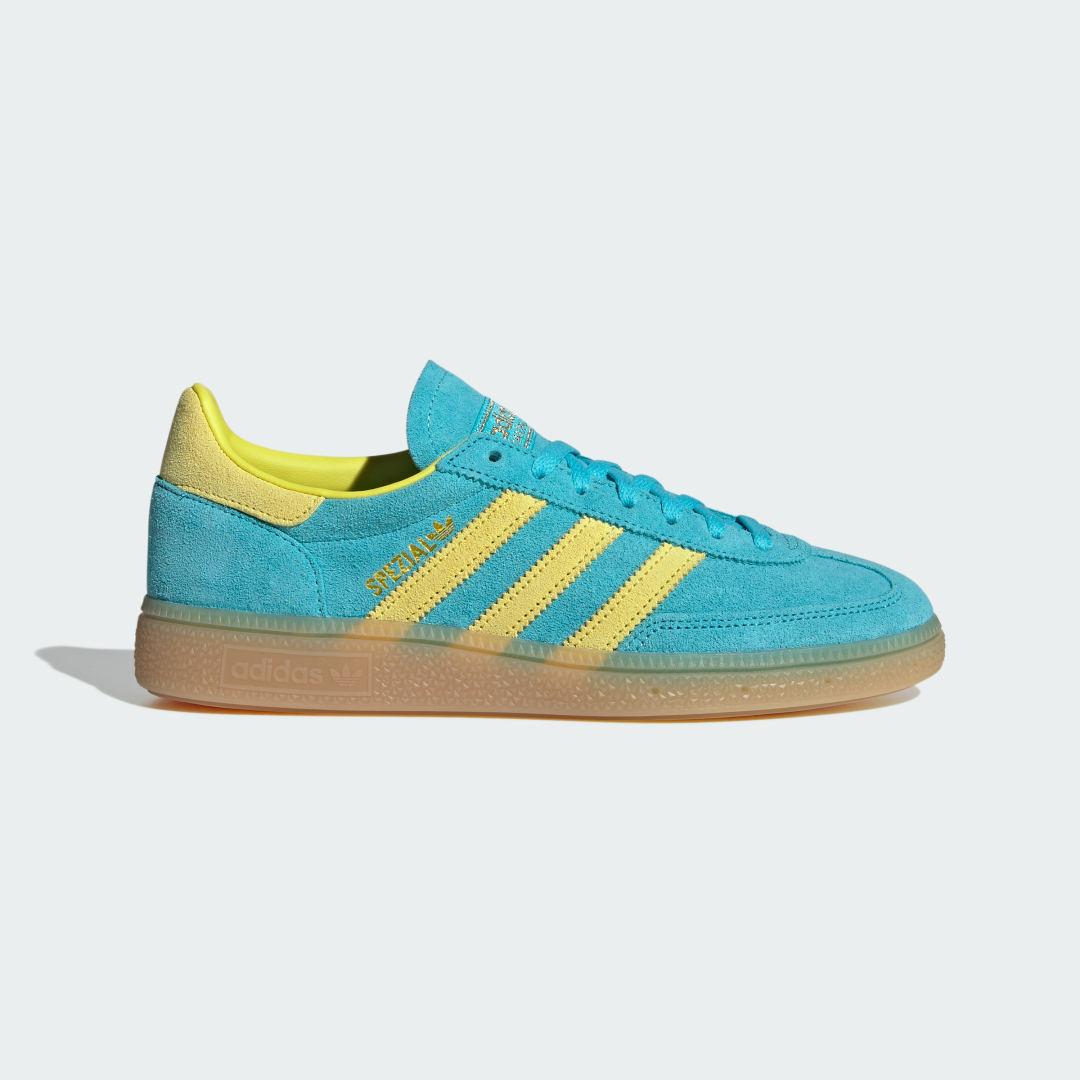 Womens adidas Handball Spezial Athletic Shoe - Lucid / Glow Blue / Gum Product Image