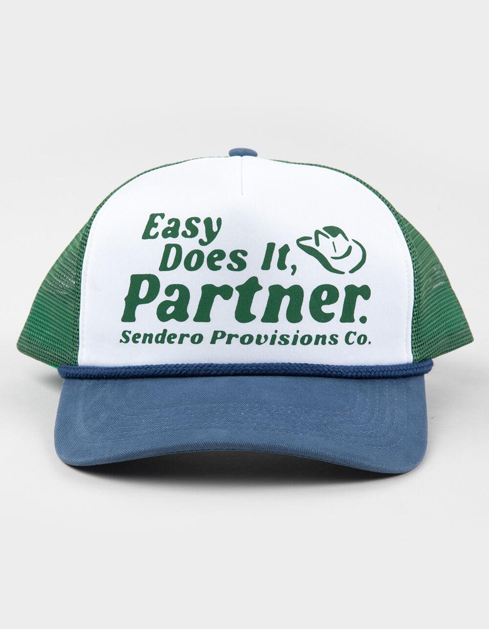 SENDERO PROVISIONS CO. Easy Does It Trucker Hat - WHILE/MULTI Product Image