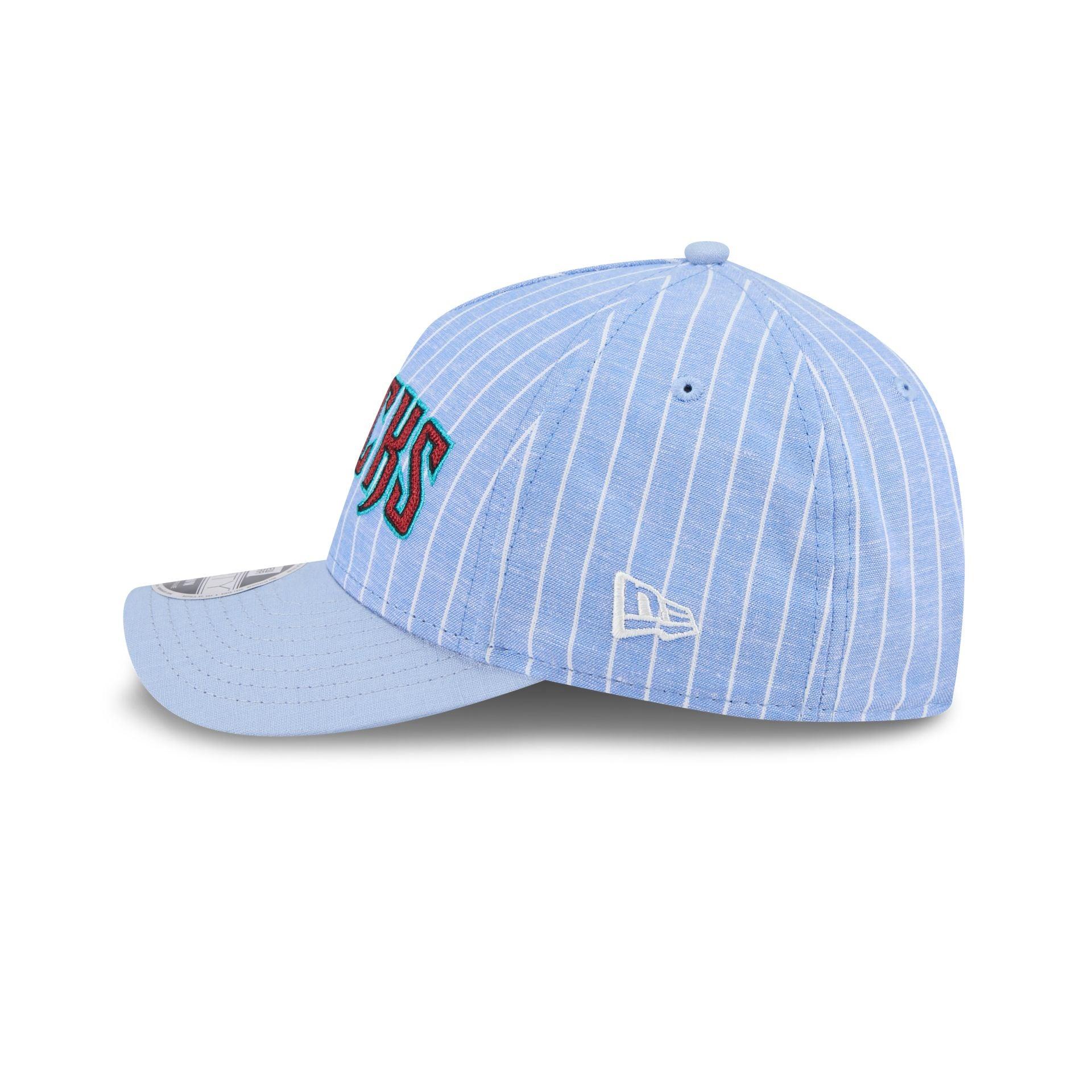 Pittsburgh Pirates Pinstripe Linen 9FORTY M-Crown A-Frame Snapback Hat Male Product Image