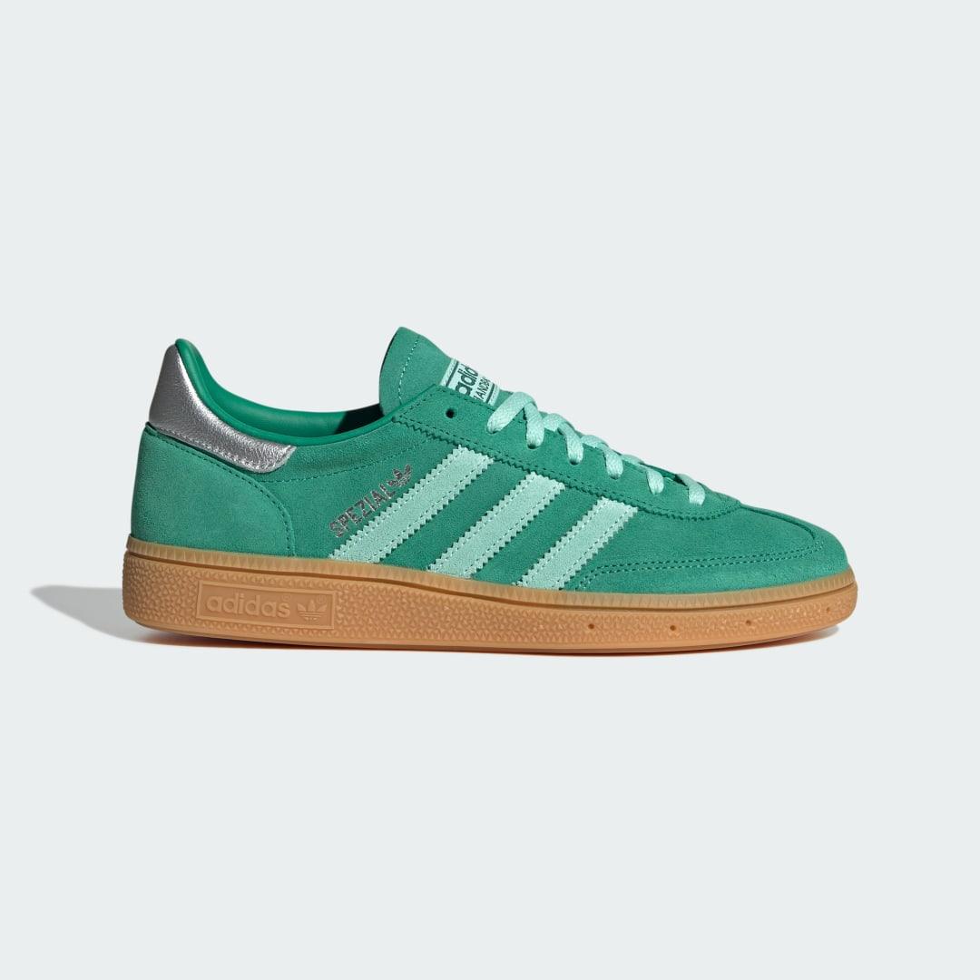 Womens adidas Handball Spezial Athletic Shoe - Alumina / Core Black / Cloud White Product Image