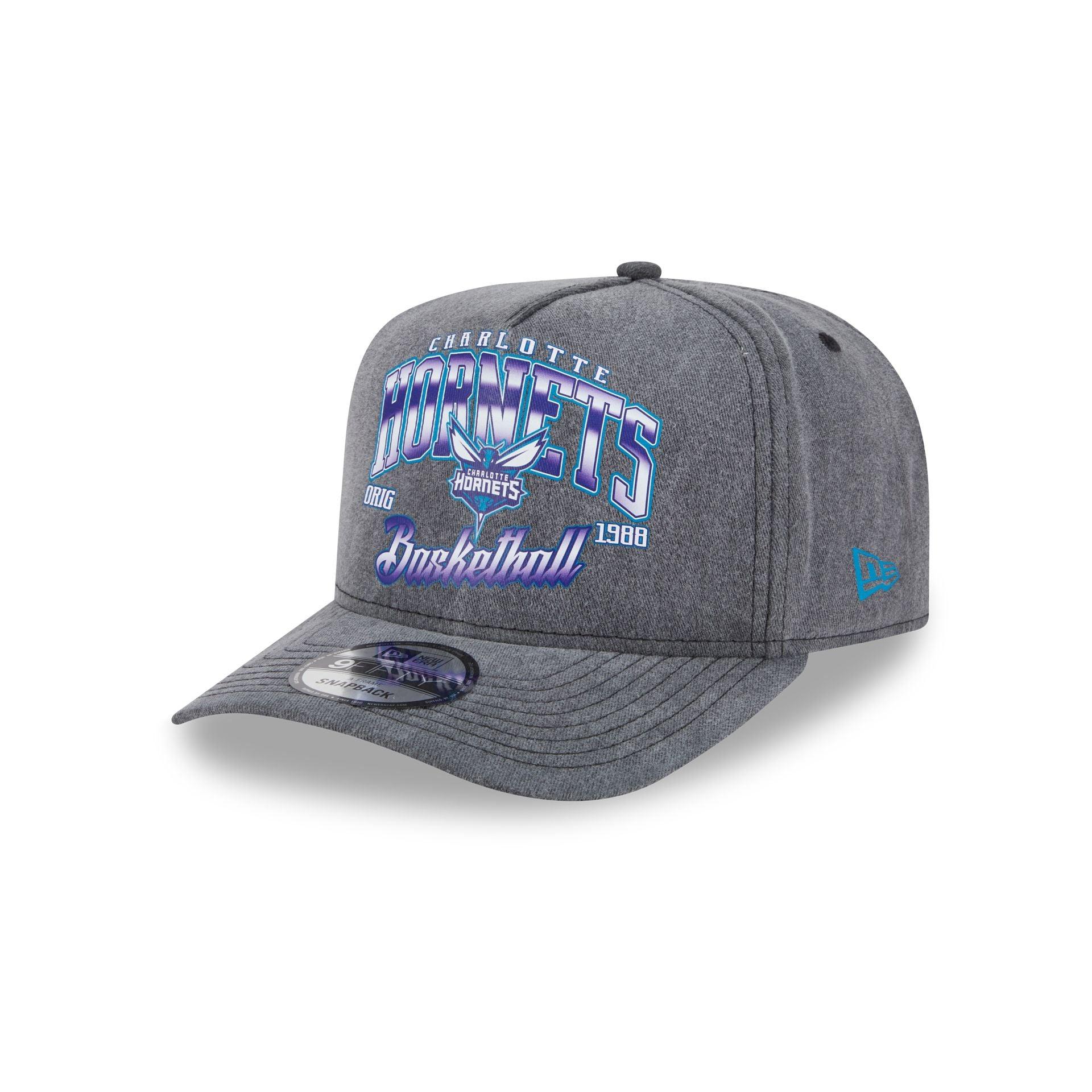 Charlotte Hornets Washed 9FIFTY A-Frame Snapback Hat Male Product Image