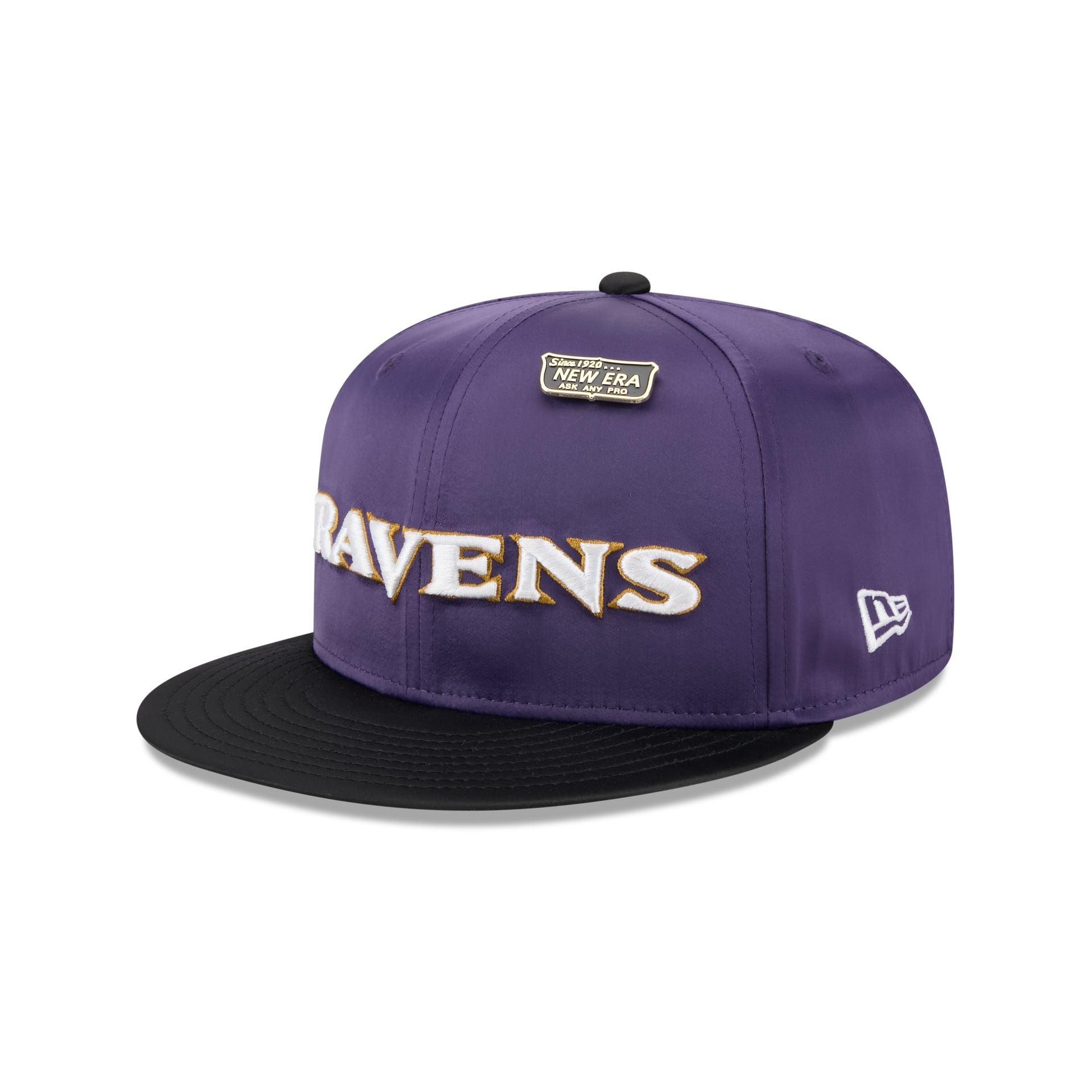 Baltimore Ravens Spring Satin 59FIFTY Fitted Hat Male Product Image