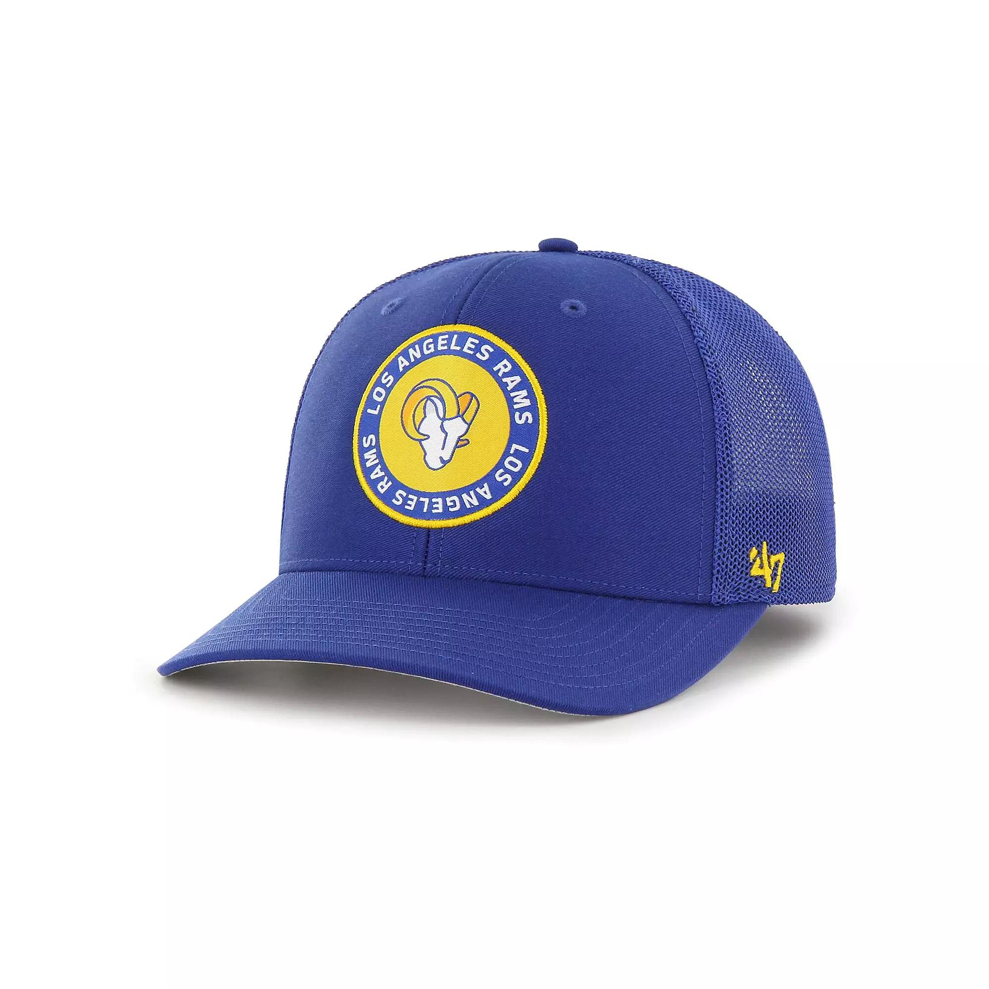 Men's '47 Royal Los Angeles Rams Unveil Flex Hat, Size: Small/Medium, Blue Product Image