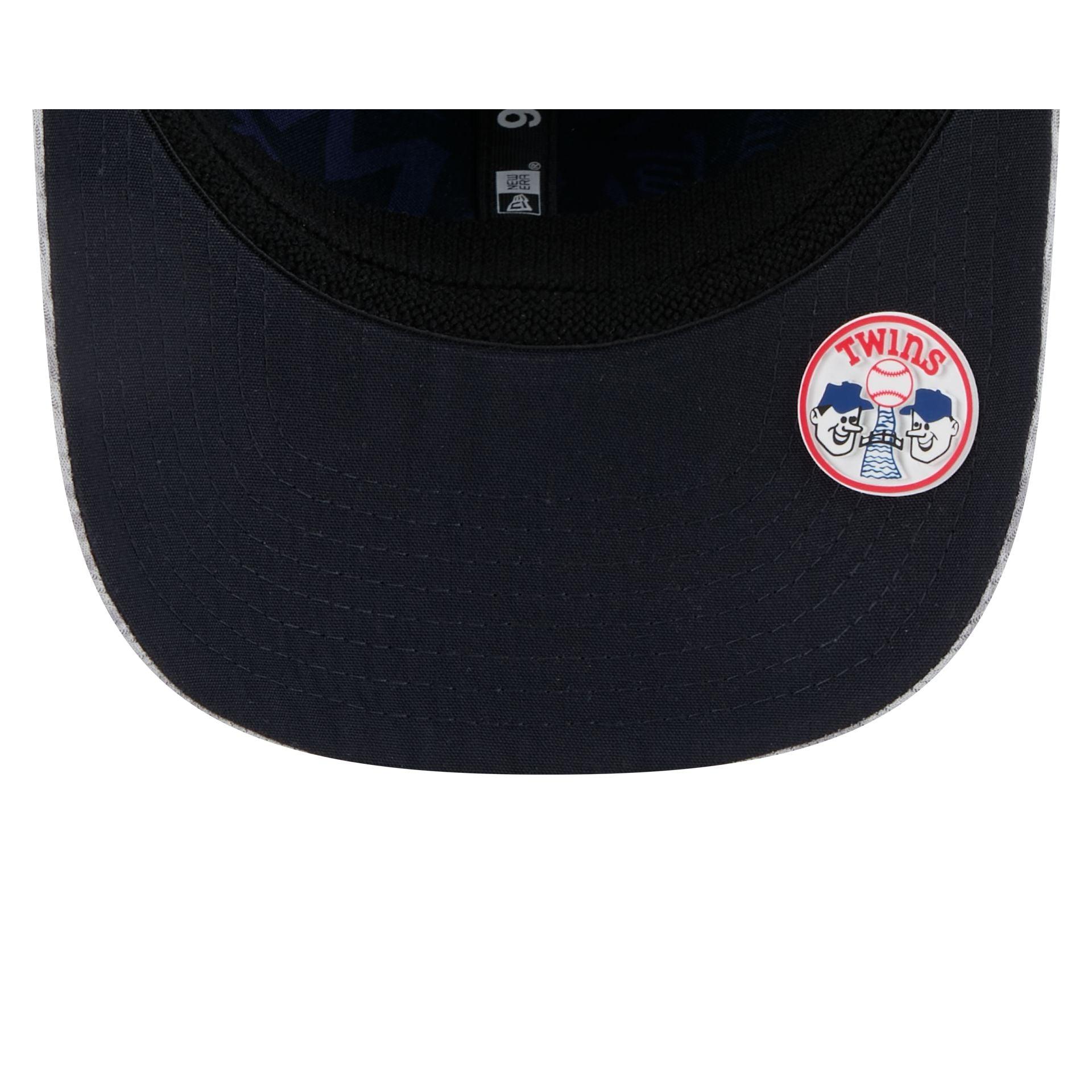 Minnesota Twins 2025 Clubhouse Gray 9SEVENTY Stretch-Snap Hat Male Product Image