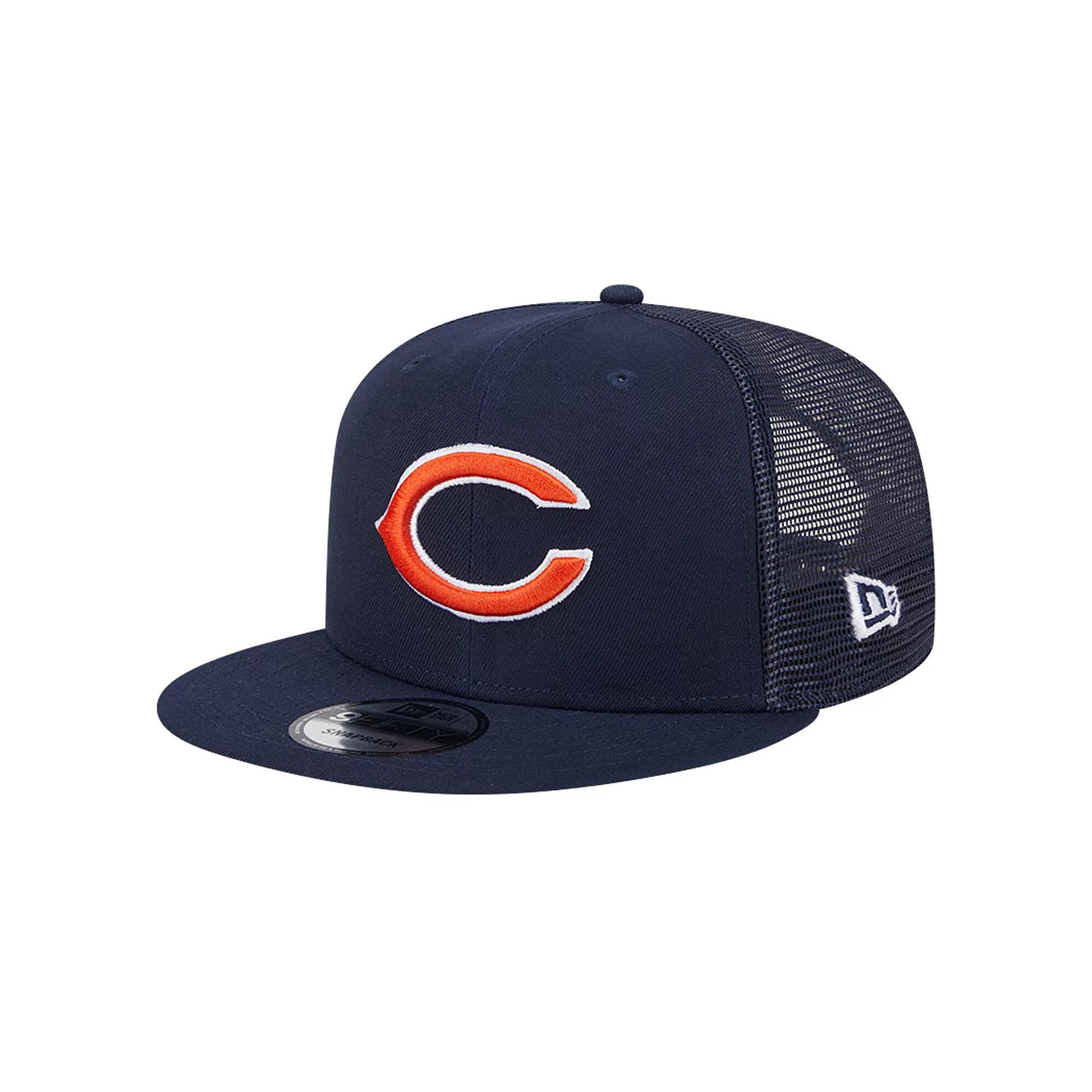 Men's New Era Navy Chicago Bears Main Trucker 9FIFTY Snapback Hat, Blue Product Image