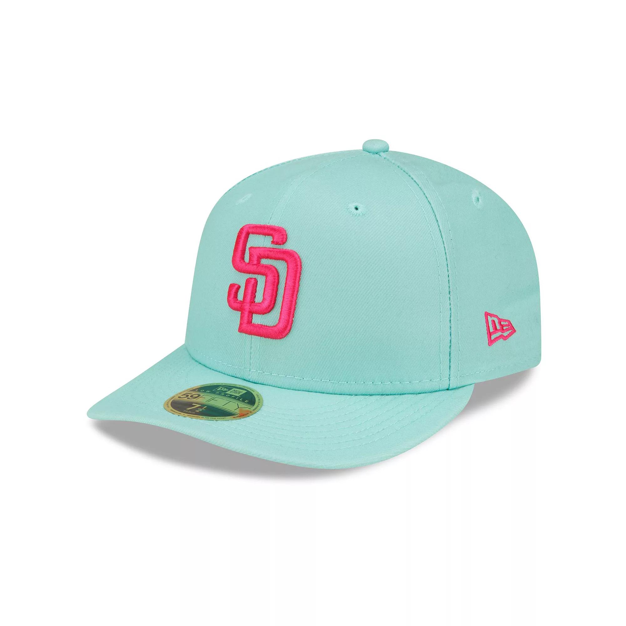 Men's New Era Mint San Diego Padres 2022 City Connect Low Profile 59FIFTY Fitted Hat, Size: 8, Turquoise A Product Image