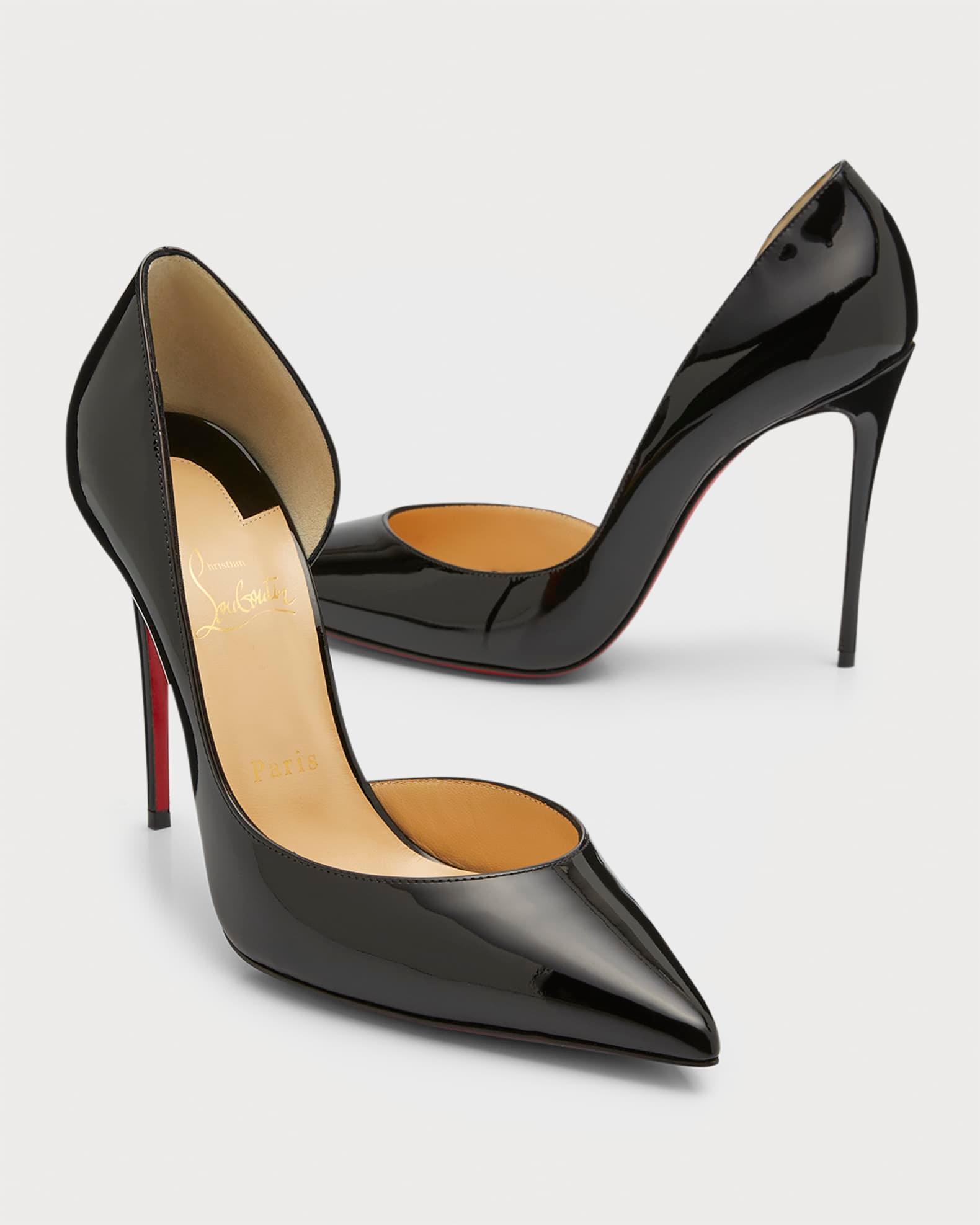 Iriza Patent Open-Side Red Sole Pump Product Image