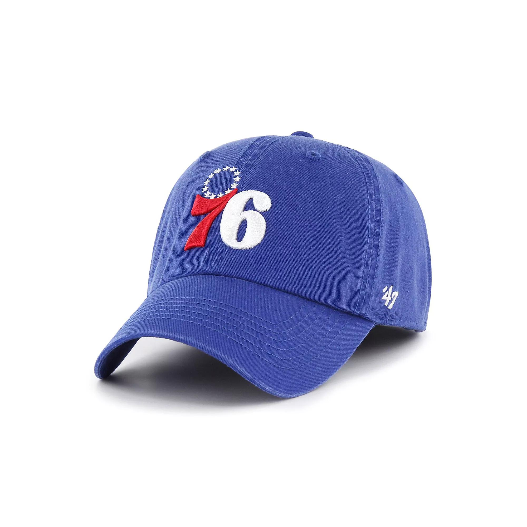 Men's '47 Royal Philadelphia 76ers Classic Franchise Fitted Hat,  Product Image