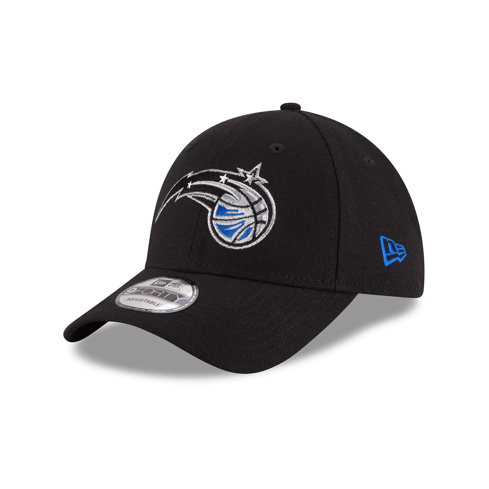 Men's New Era Black Orlando Magic Official Team Color 9FORTY Adjustable Hat, Mag Black Product Image