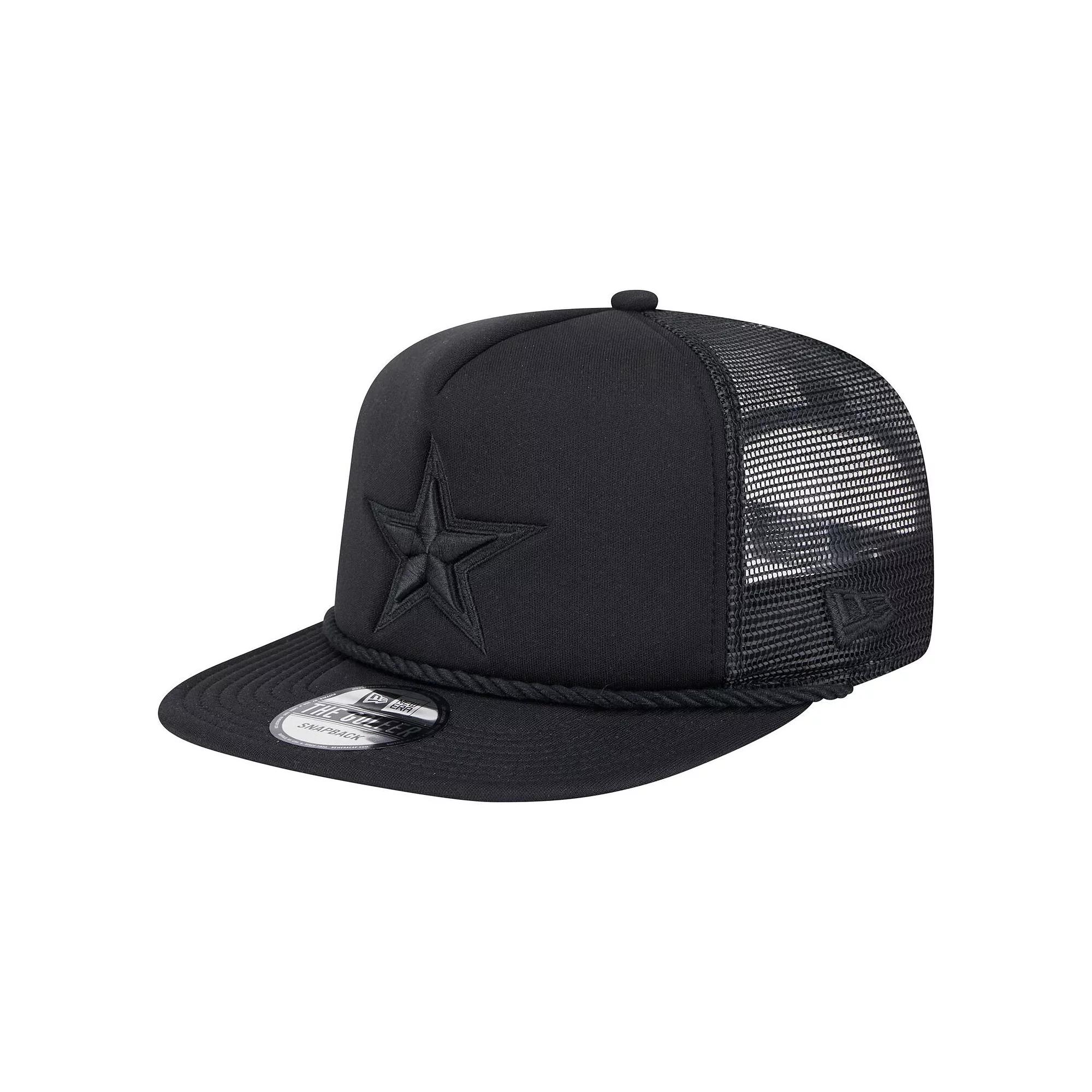 Men's New Era Black Dallas Cowboys Active Tone Golfer Snapback Hat Product Image