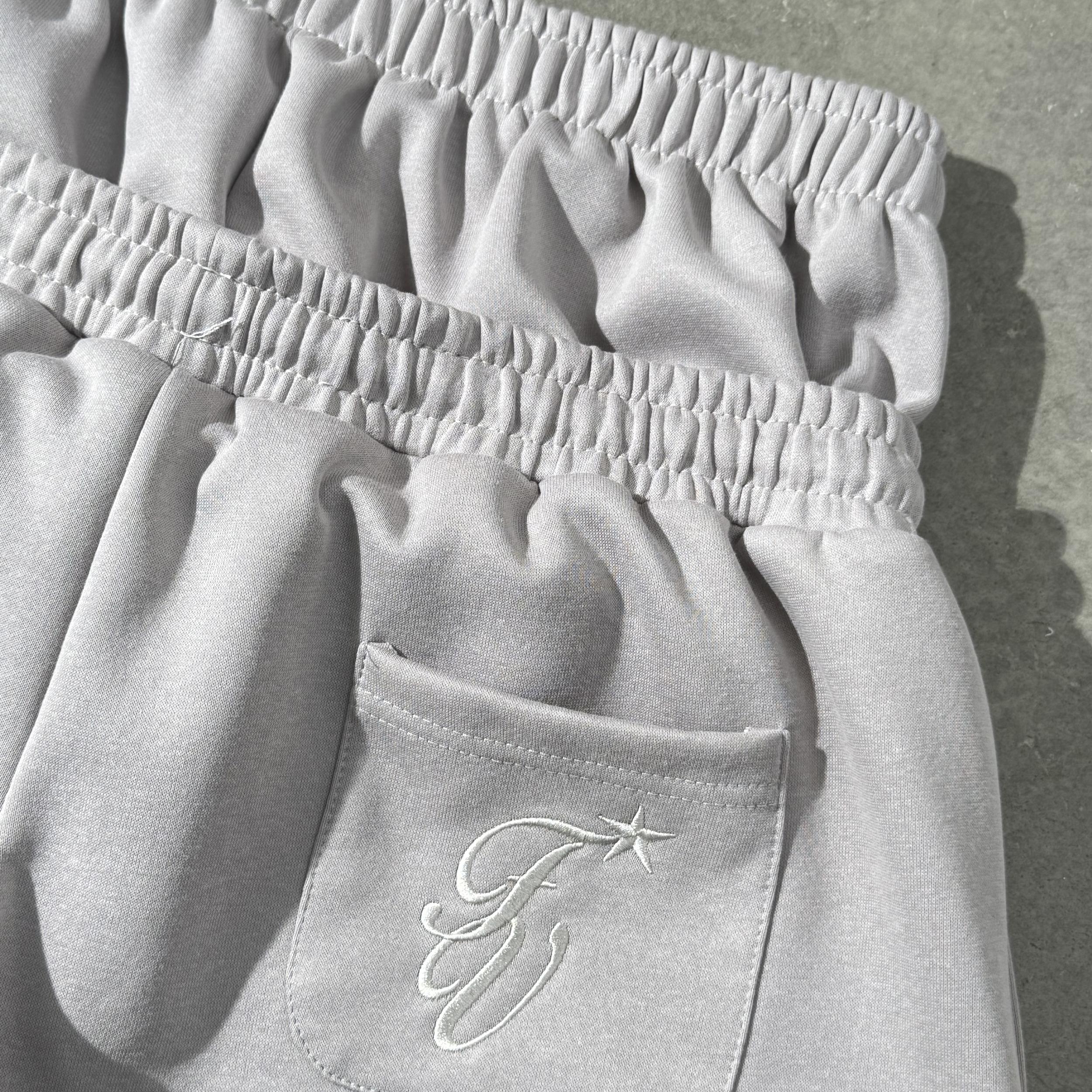 Sopula Embroidery Star Double Waistband Baggy Sweatpants Product Image