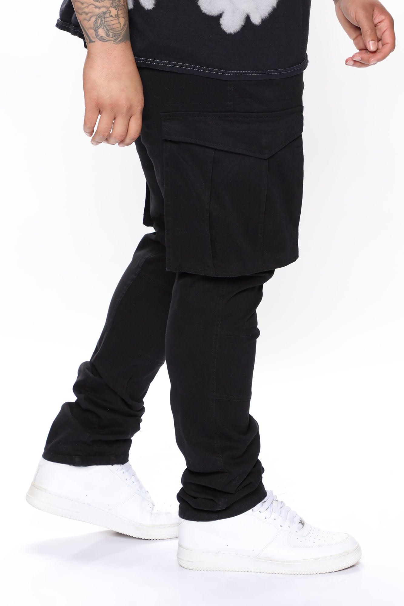 Summer Games Slim Cargo Pants - Black Product Image