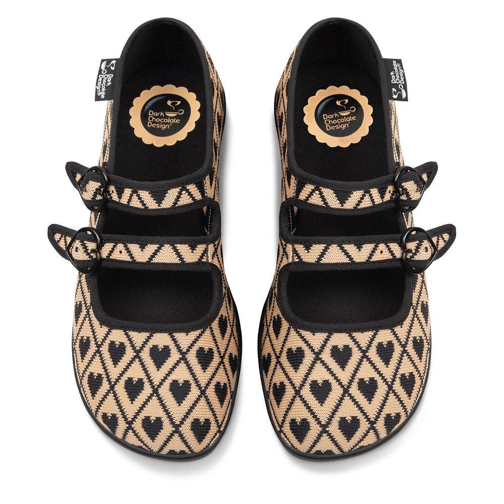 Chocolaticas® I Wove You 2 Women's Mary Jane Flat Female Product Image