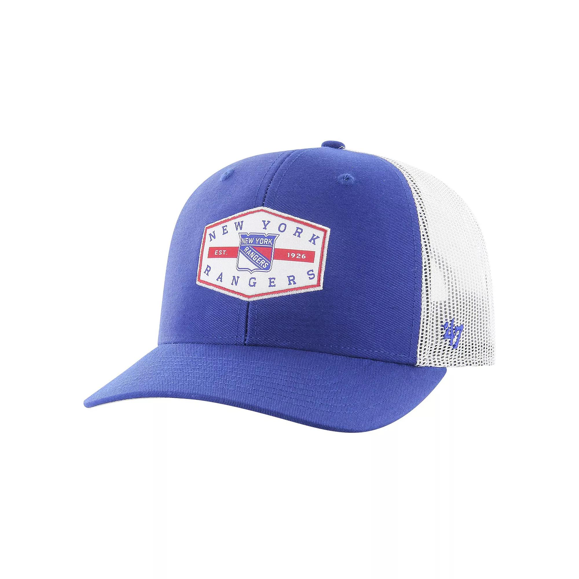 Men's '47 Blue New York Rangers Convoy Trucker Adjustable Hat, Ran Blue Product Image