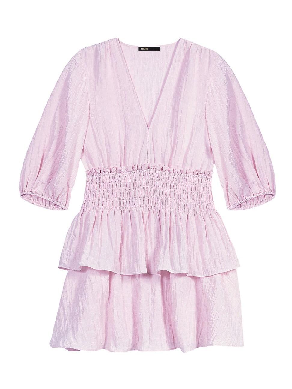 Womens Short Ruffled Dress Product Image