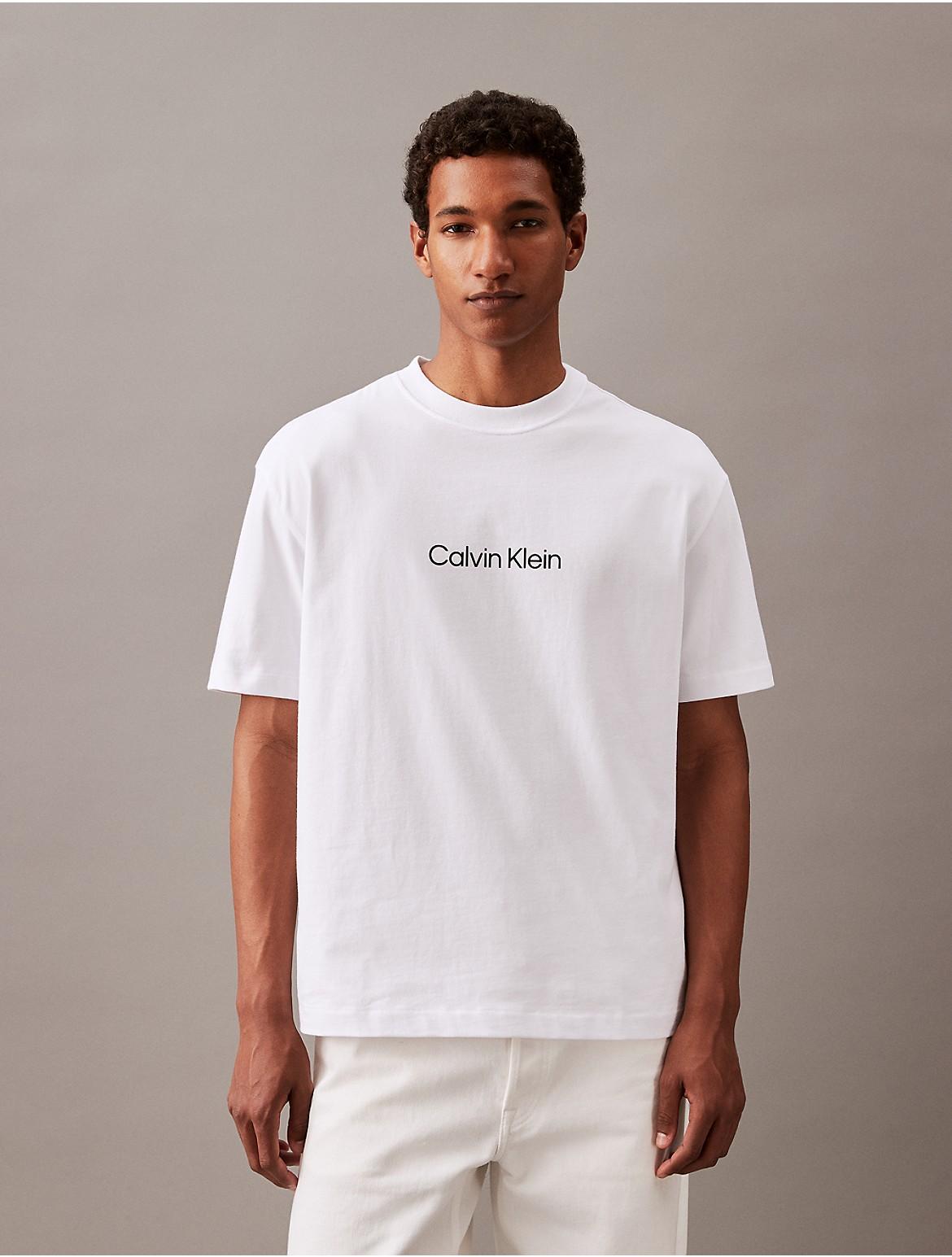 Calvin Klein Mens Standard Logo Relaxed Tee - Purple Product Image
