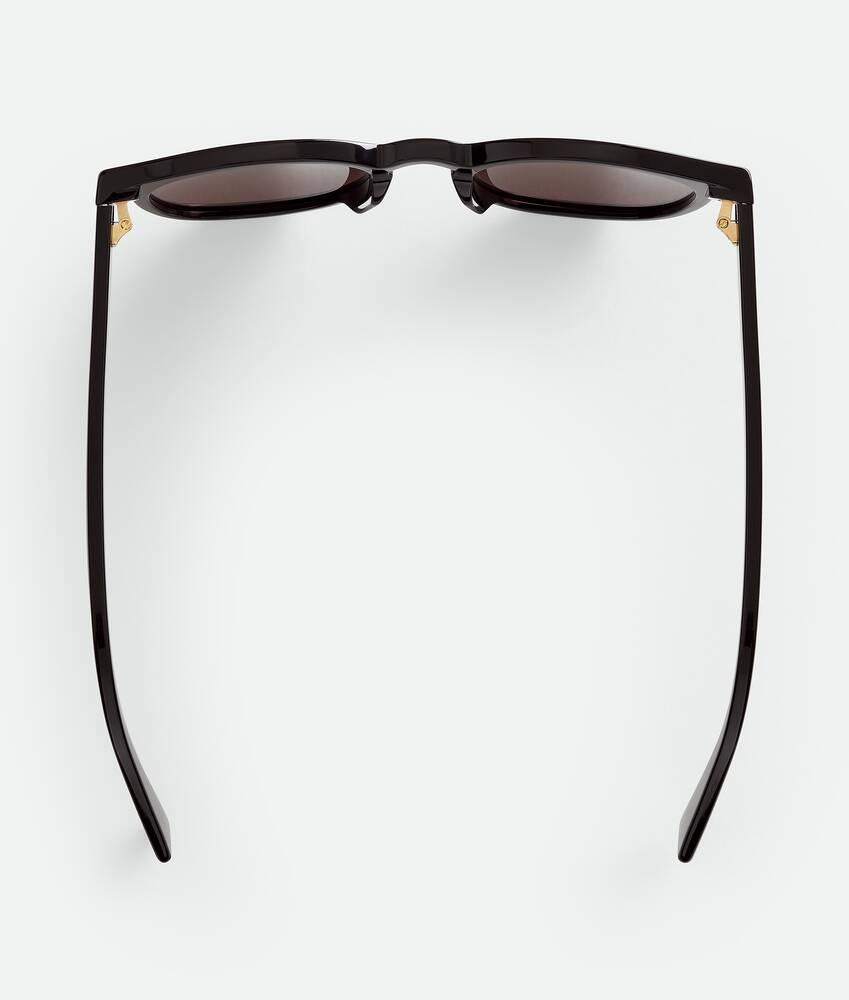 Men's Soft Recycled Acetate Panthos Sunglasses in Black / Grey Product Image