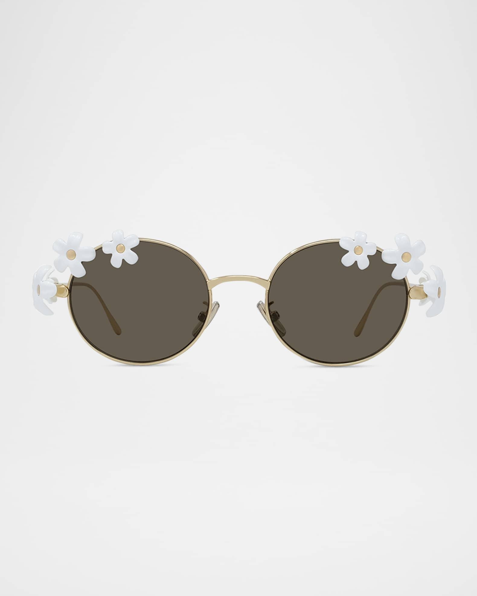 Signature Floral Metal Sunglasses Product Image
