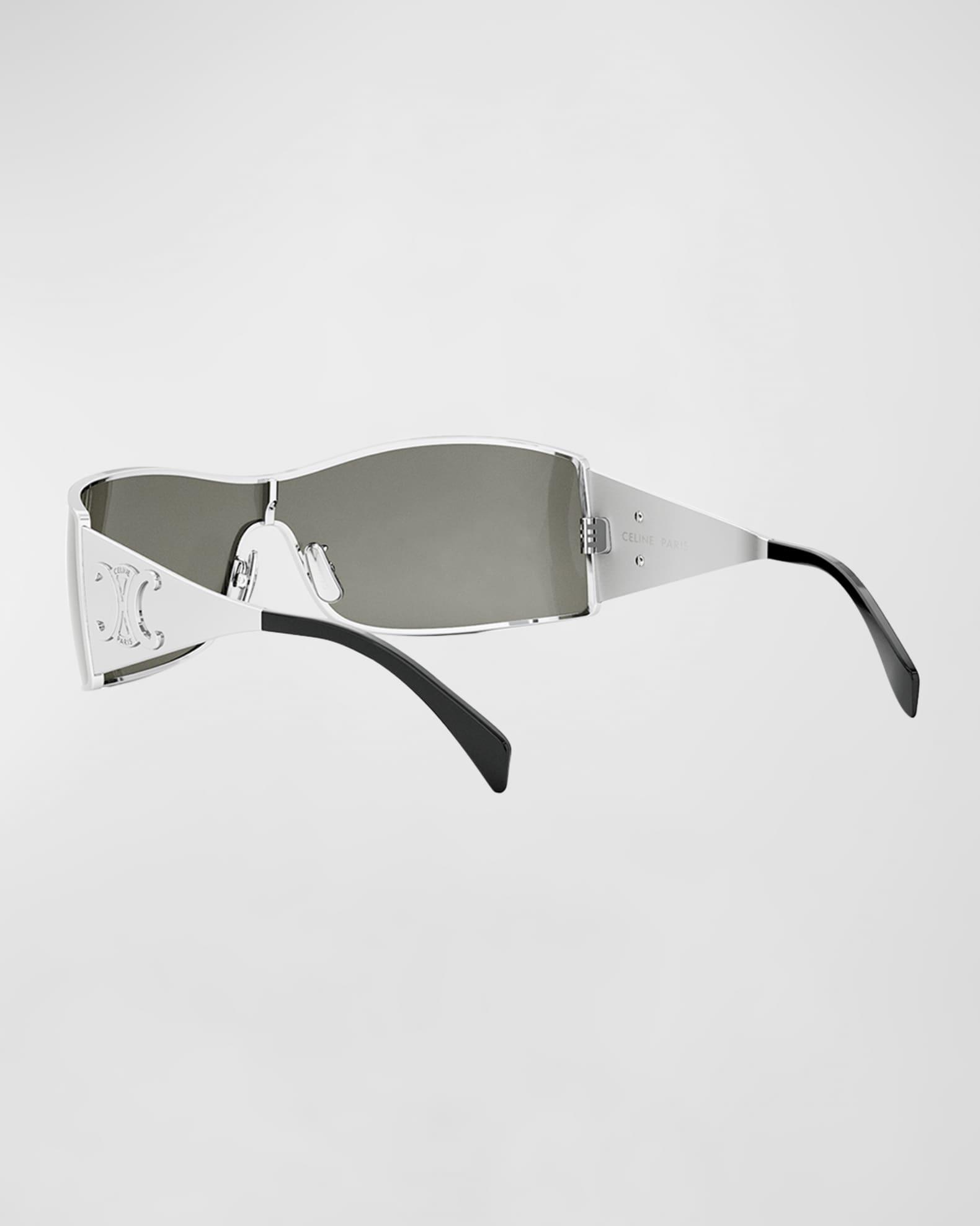 Maxi Triomphe Metal Rectangular Shield Sunglasses  Product Image